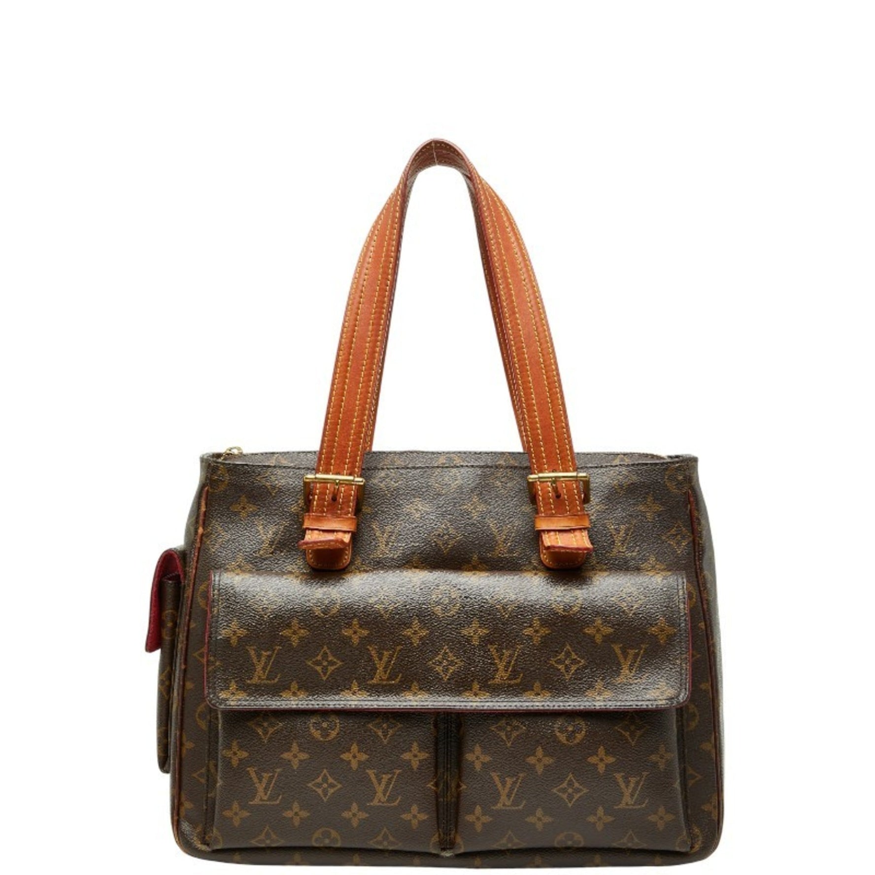 Louis Vuitton Monogram Multiply Cite Tote Bag Handbag Brown Leather LOUIS VUITTON