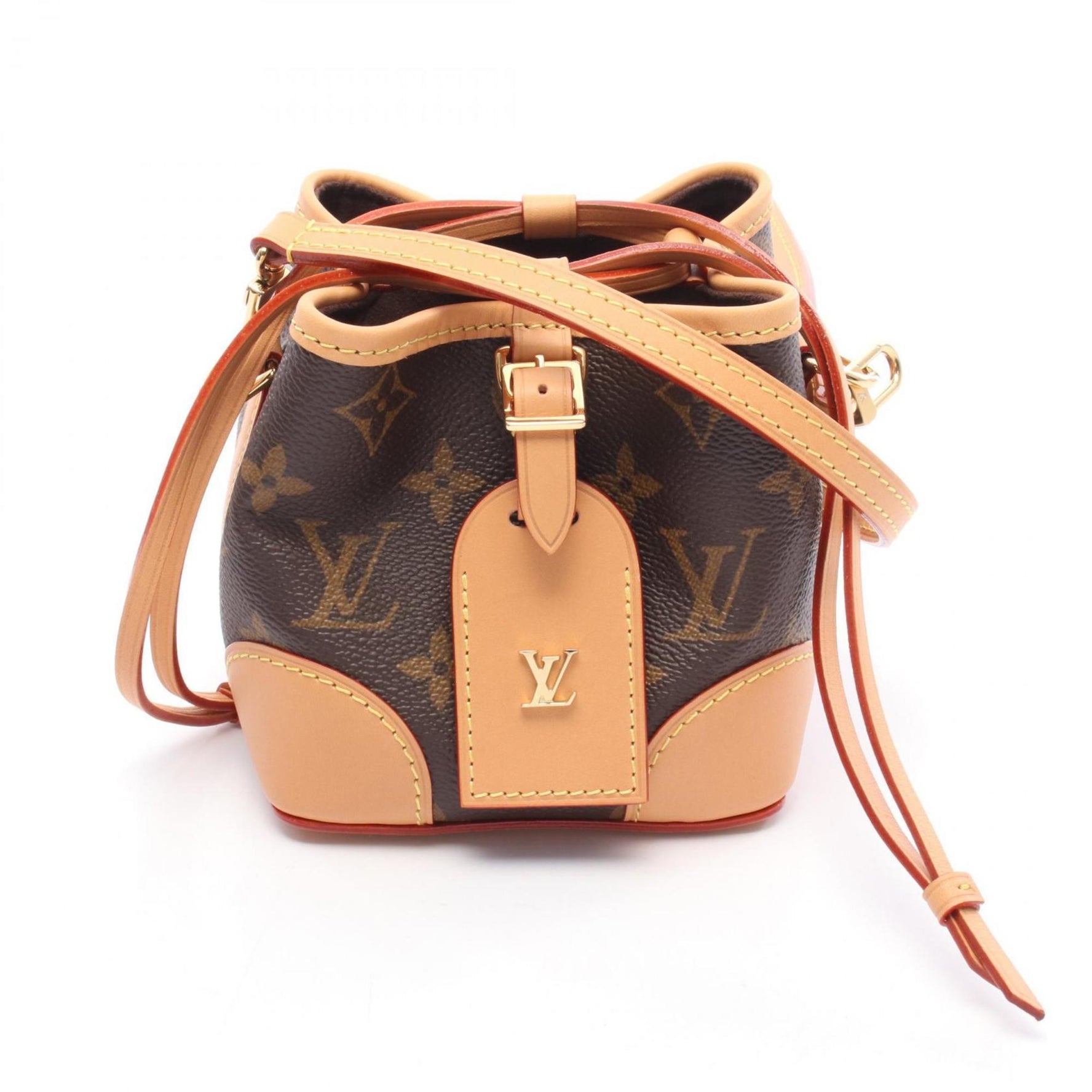 Louis Vuitton Noe Purse Shoulder Bag in Coated Canvas and Leather with Monogram Design