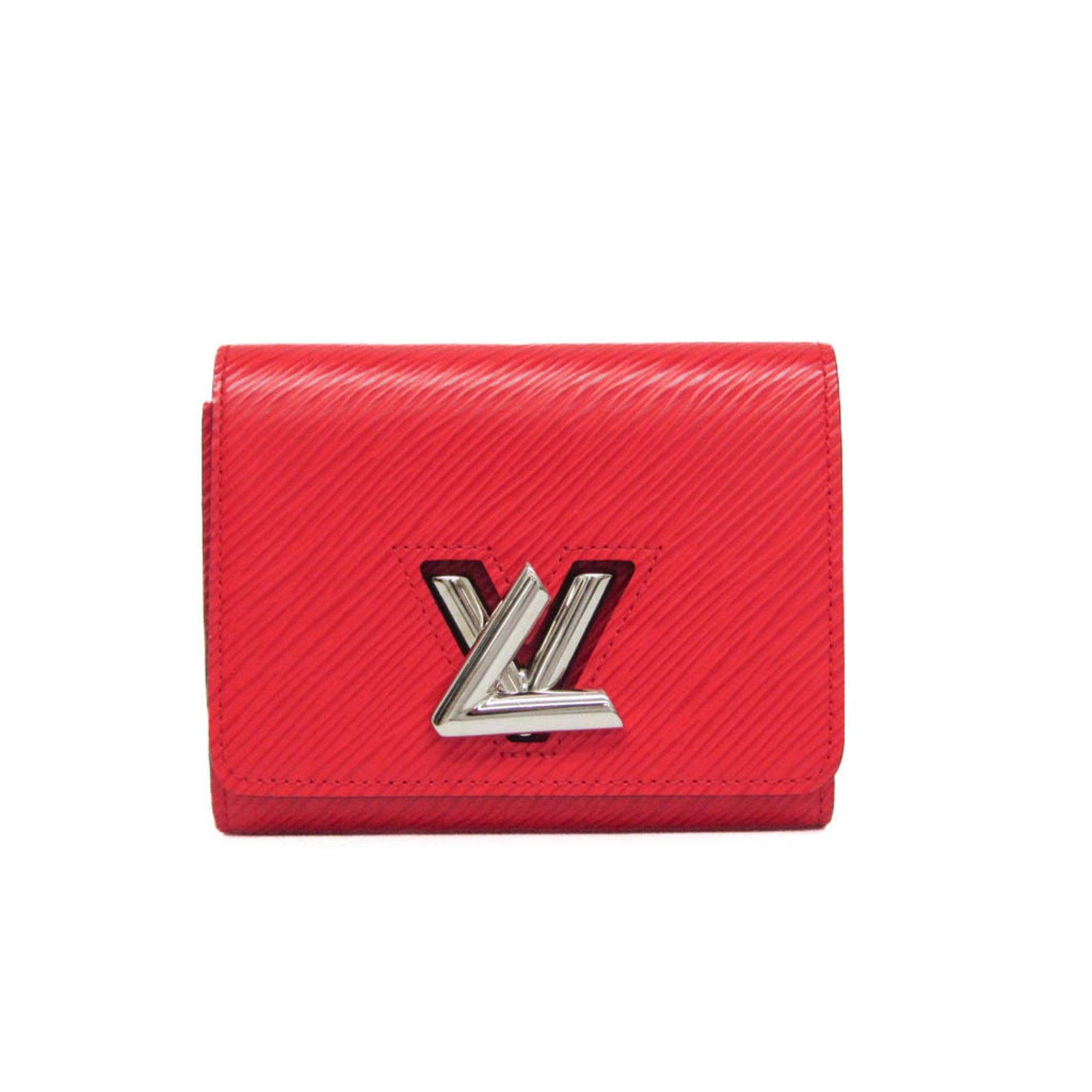Louis Vuitton Epi Portofoille Twist Compact M64413 Women's Epi Leather Wallet (tri-fold) Coquelicots