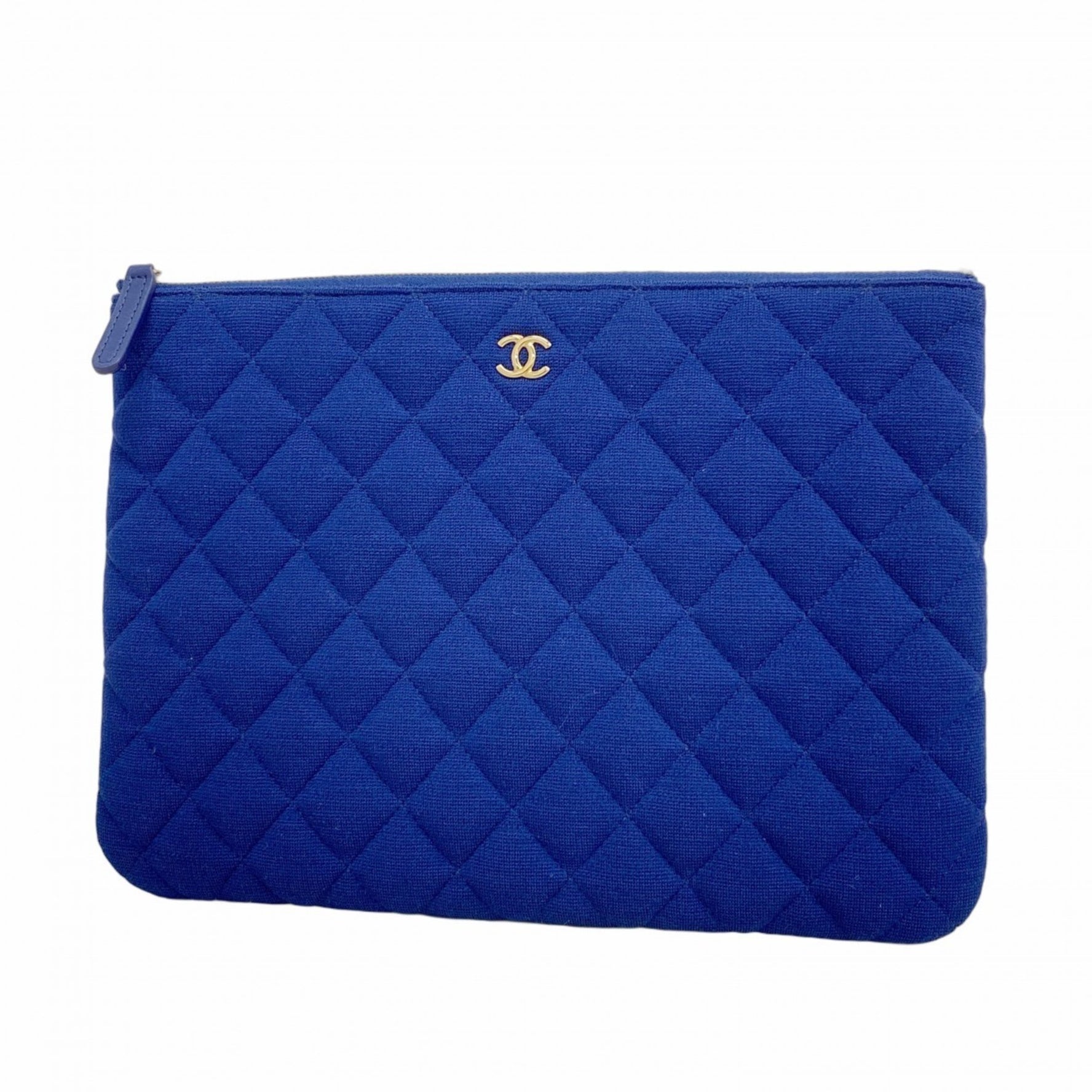 Chanel Matelasse Cotton Clutch Bag