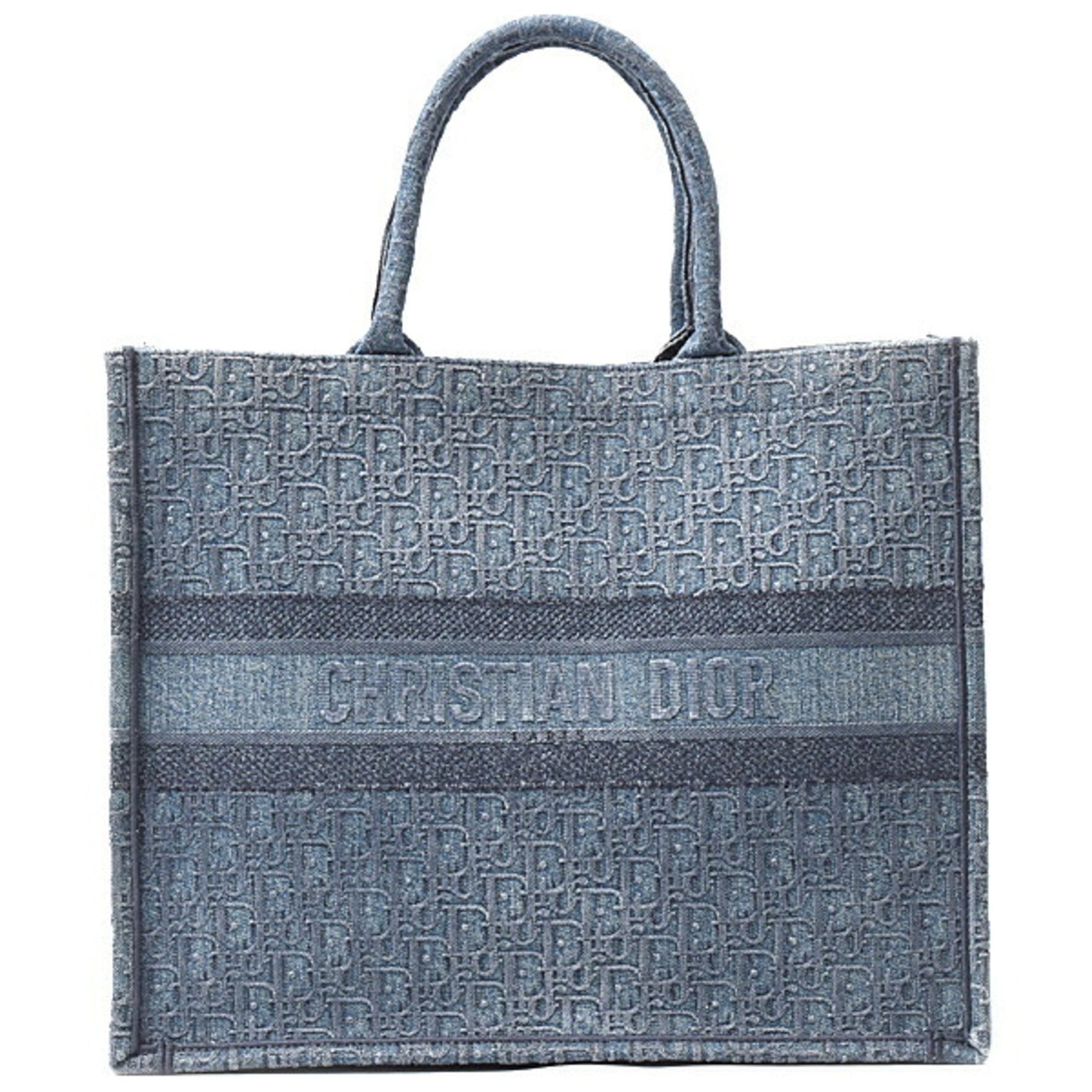 Christian Dior Men's Book Tote Large Bag Denim