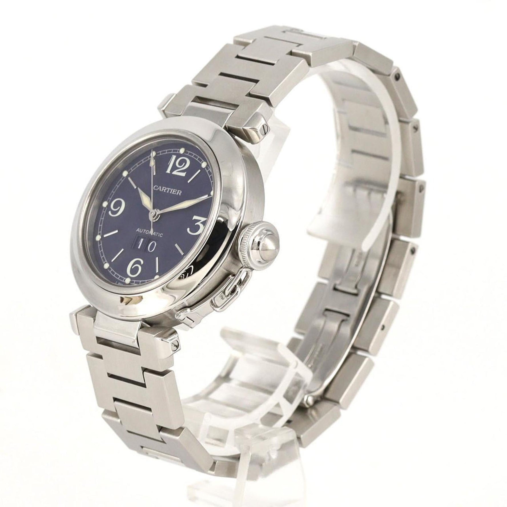 Cartier Pasha C Grande Date Stainless Steel Automatic Watch