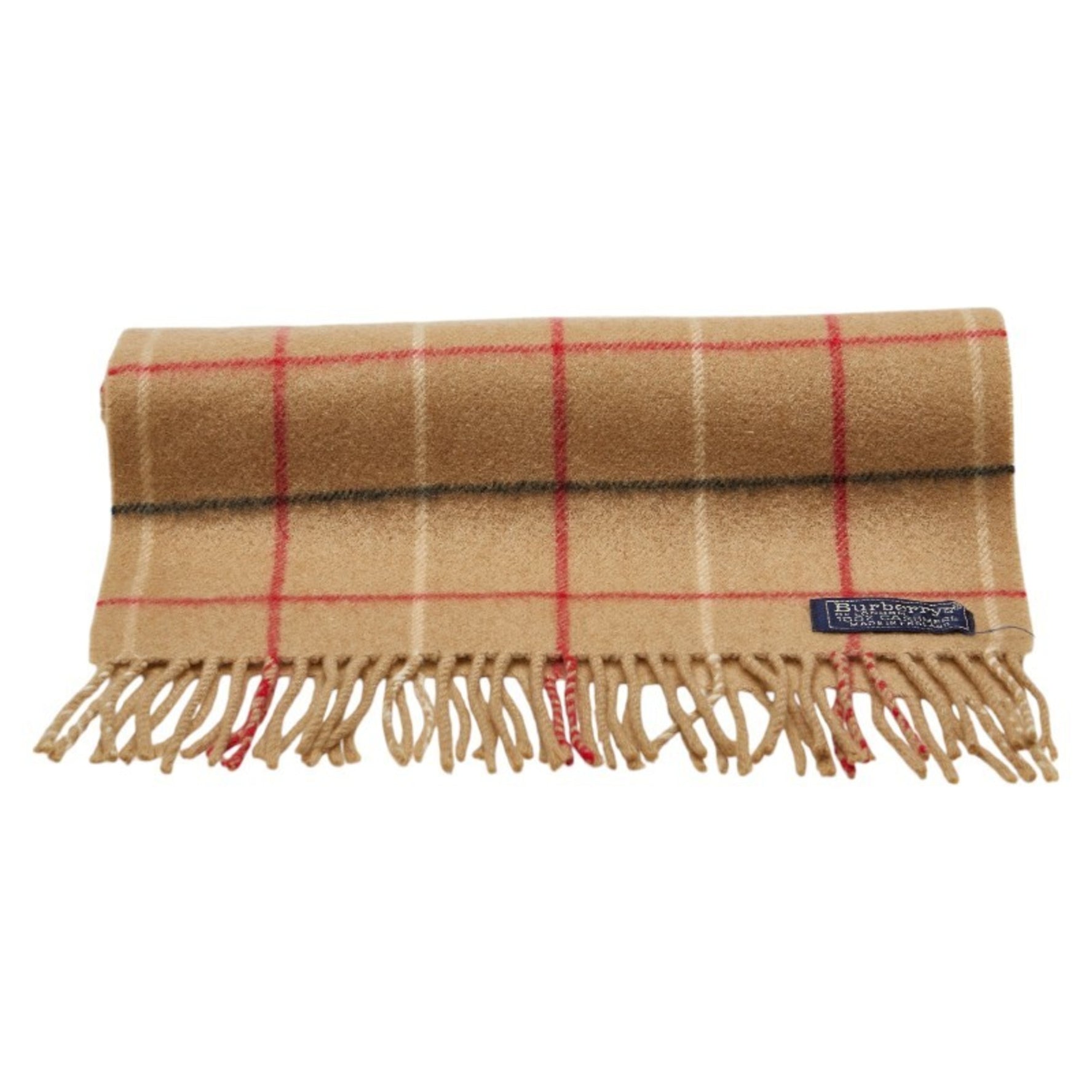 Burberry Nova Check Scarf Beige Multicolor Cashmere Women's BURBERRY