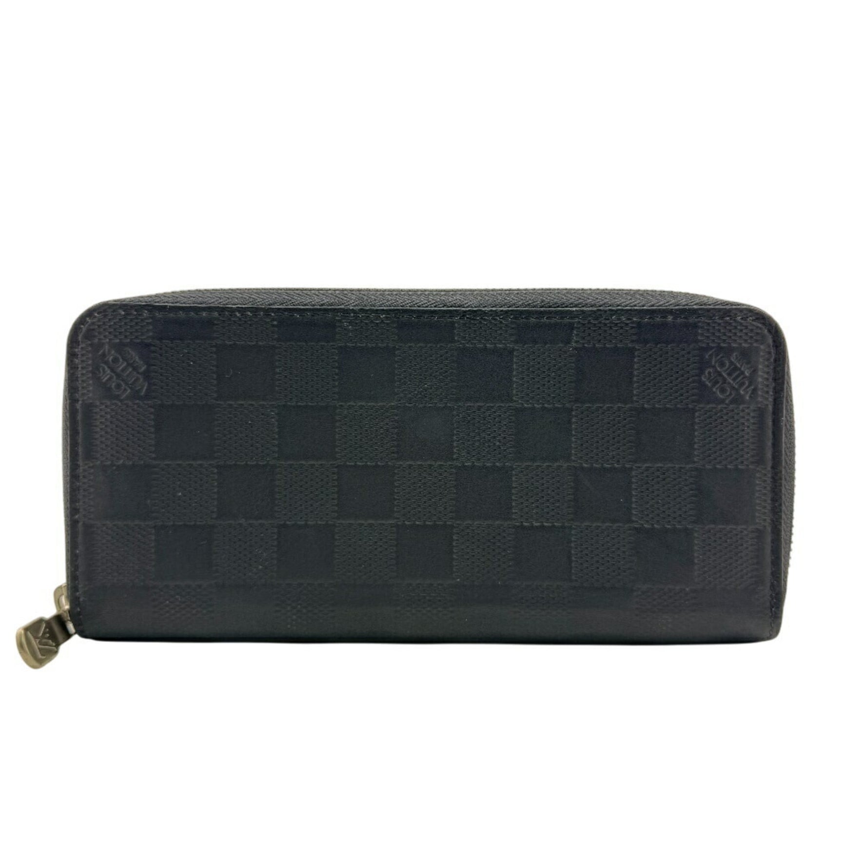 LOUIS VUITTON Vertical Round Damier Infini Long Wallet