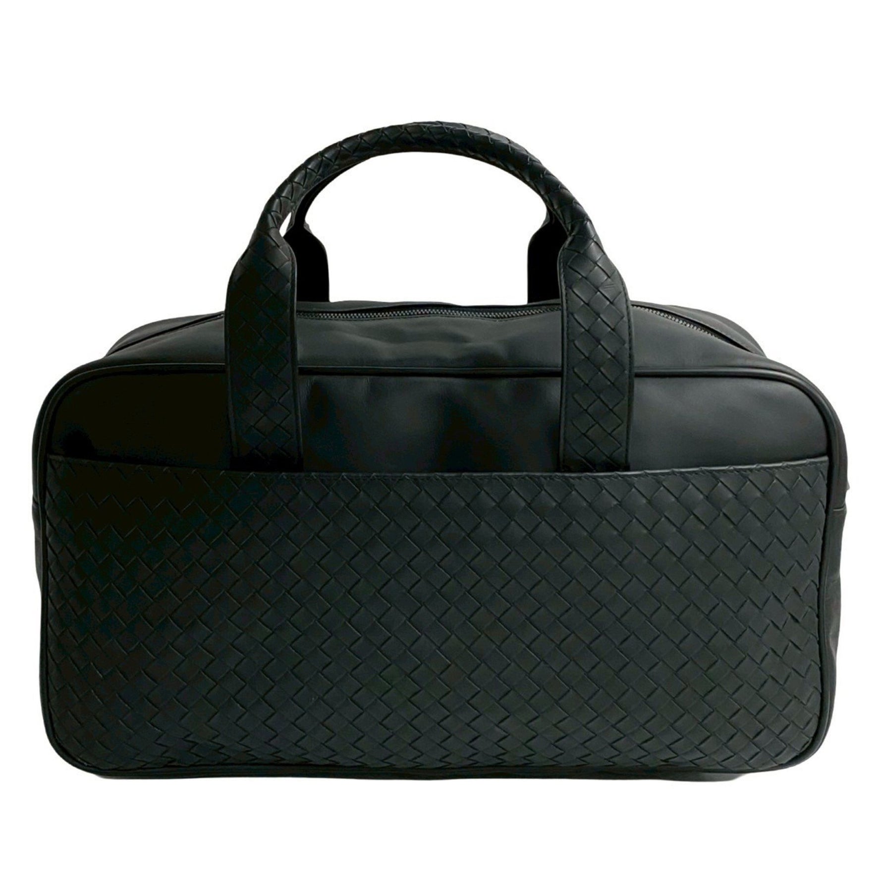 BOTTEGA VENETA Intrecciato Leather Mini Boston Bag in