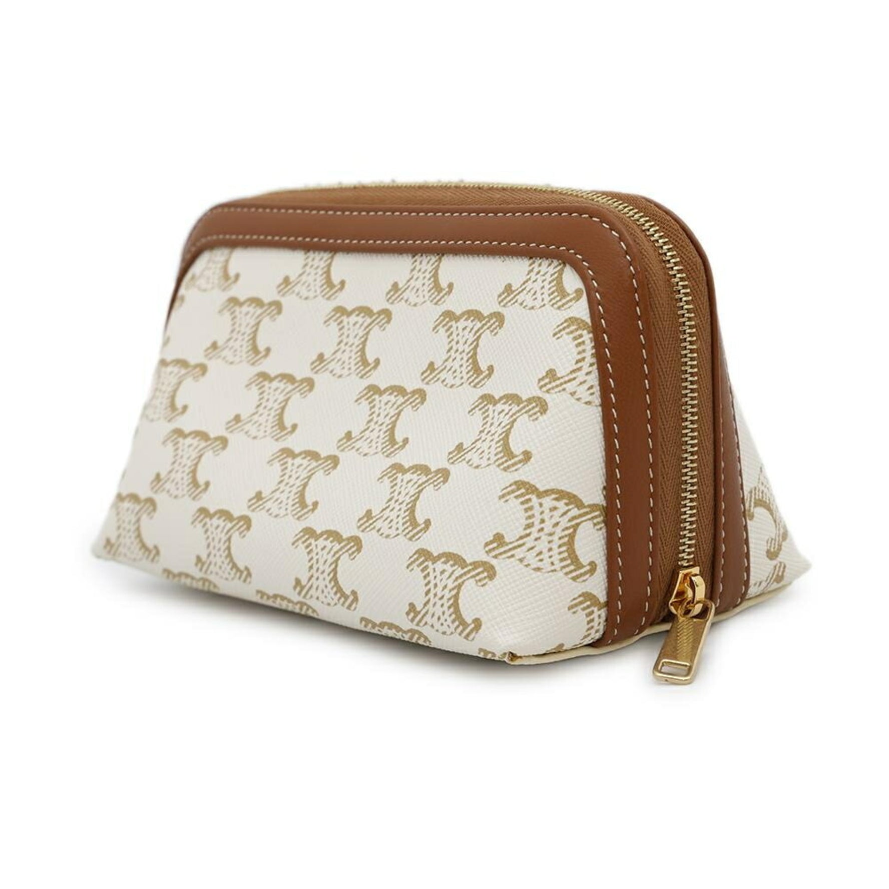 Celine Pouch Triomphe Small Tick 4M1622CZJ CELINE White