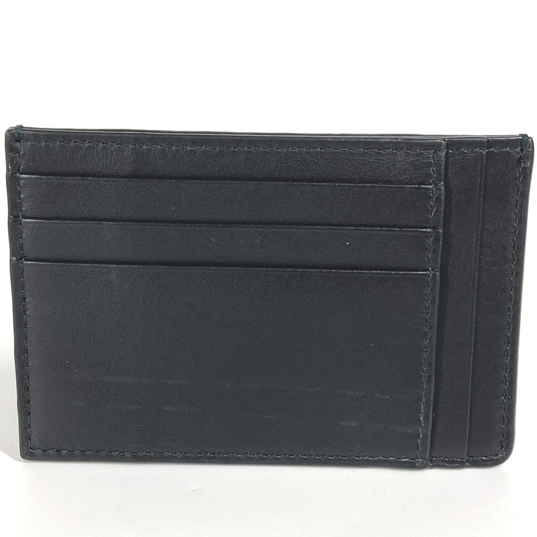 GUCCI AAECE Card Case with Logo and Maxi GG Design, Gray, for Business Cards, Passes, More