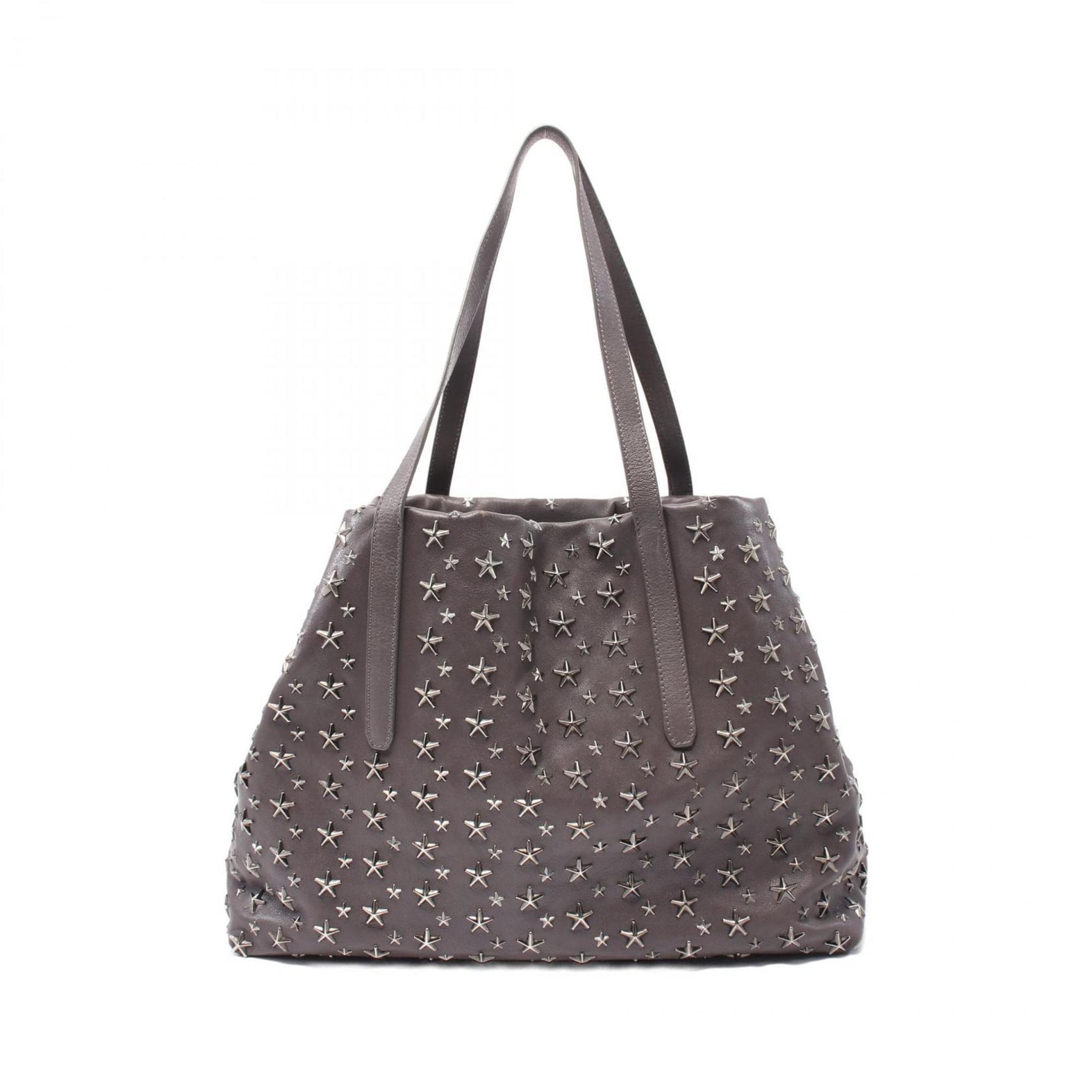 Jimmy Choo Tote Bag Leather Grey