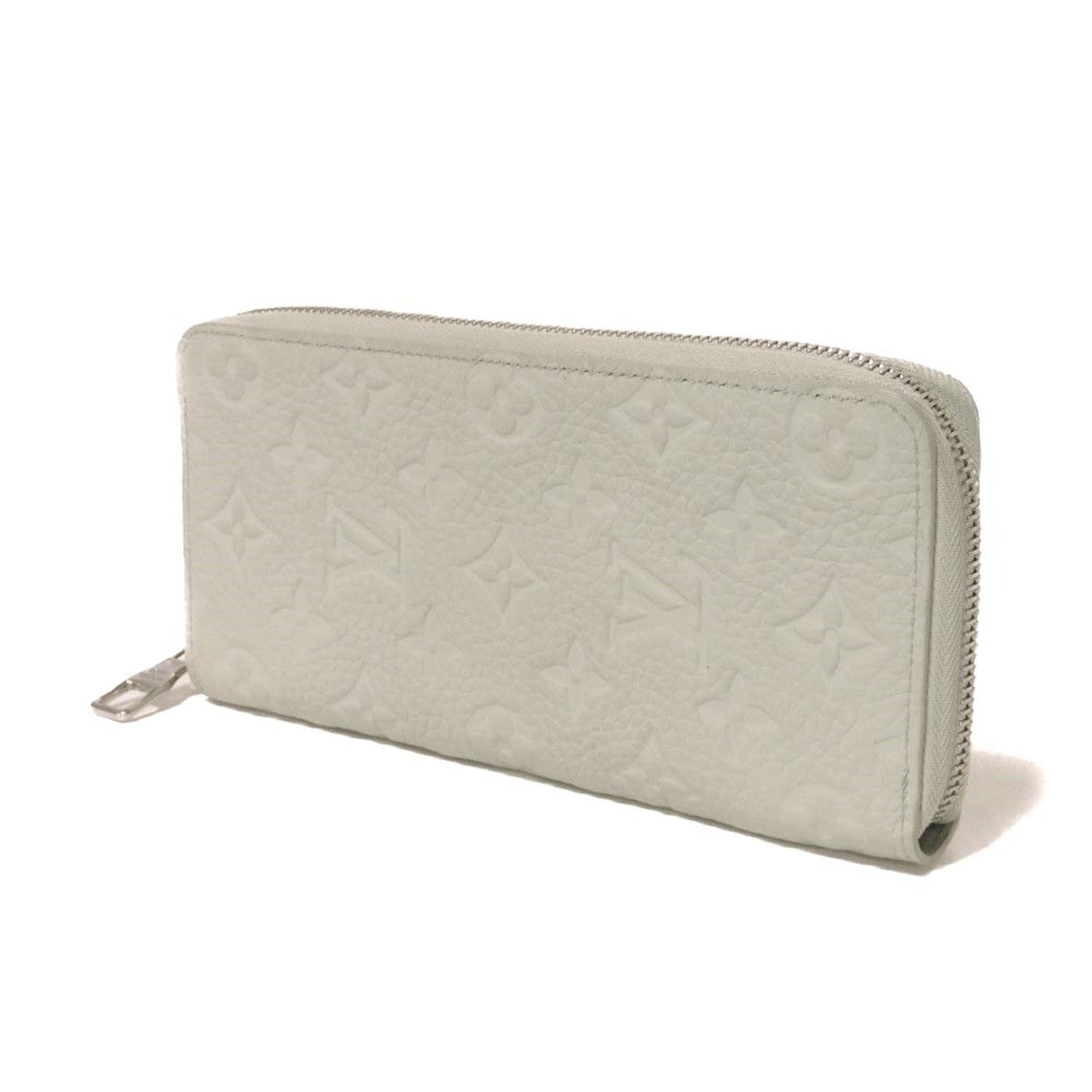 Louis Vuitton Zippy Wallet Vertical LV Round RFID Monogram Taurillon Mineral Long