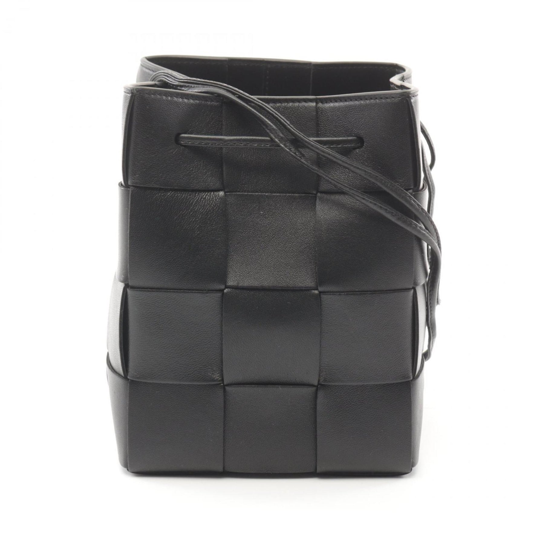 BOTTEGA VENETA Small Cassette Bucket Shoulder Bag Leather