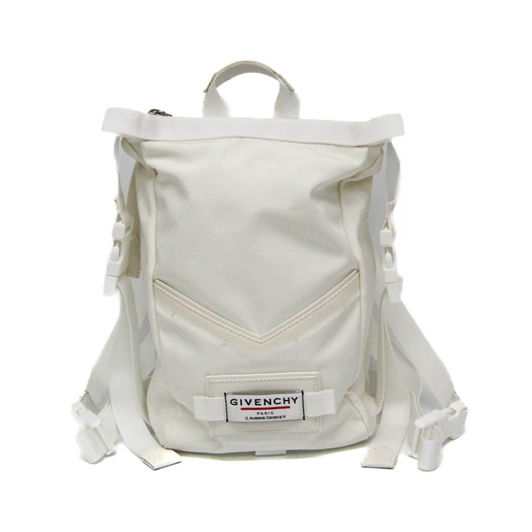 Givenchy Downtown Leather,Nylon Canvas Backpack