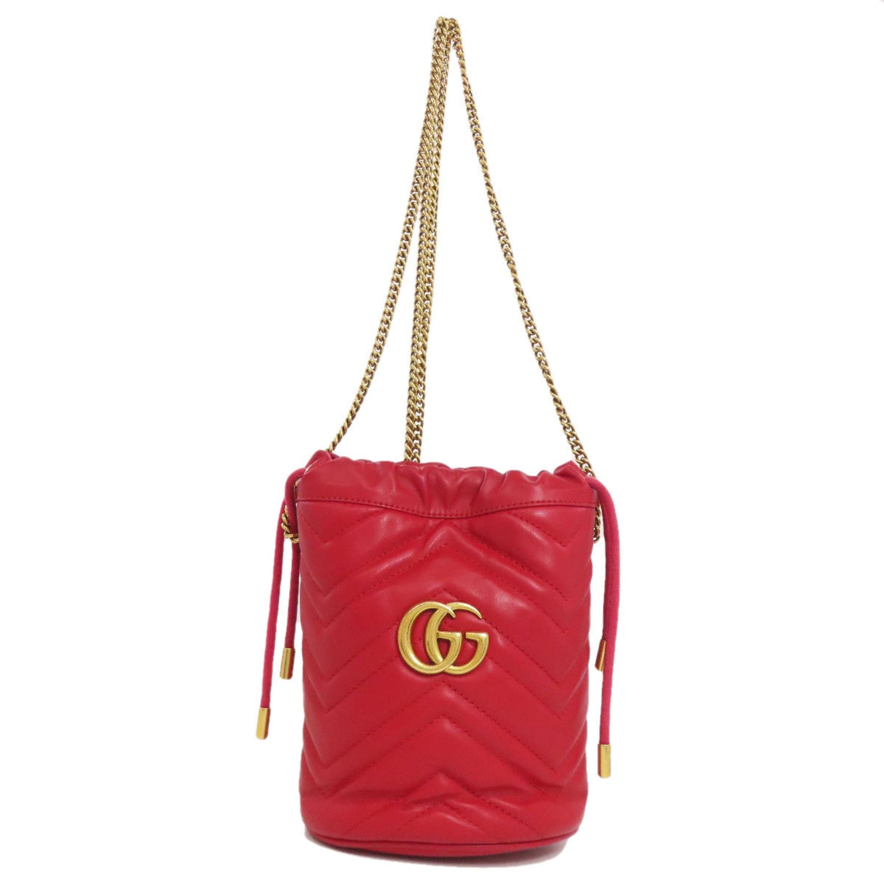 Gucci GG Marmont Chain Shoulder Bag in Calfskin