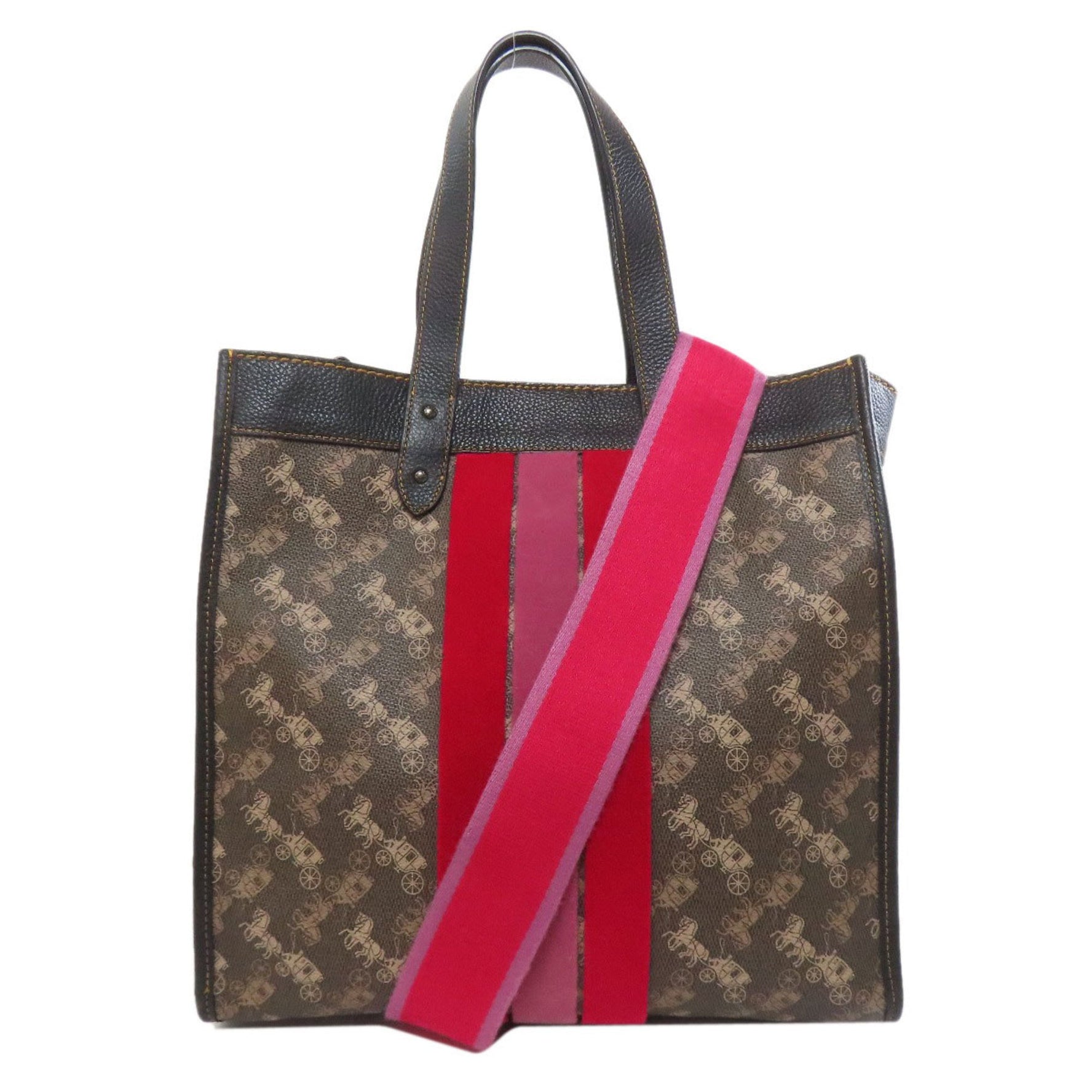 Coach Horse and Carriage Tote Bag PVC
