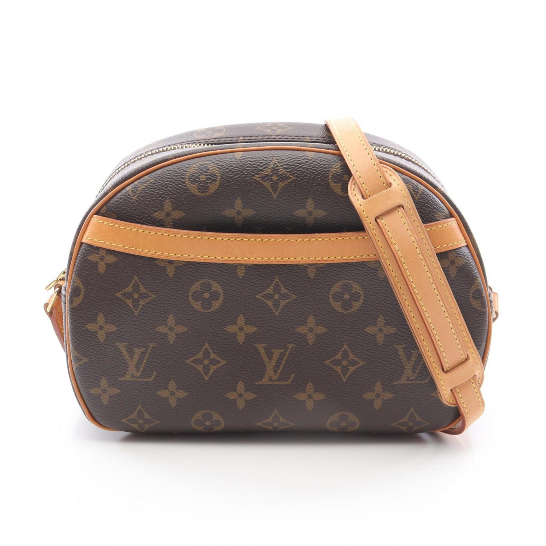 Louis Vuitton Blois Monogram Shoulder Bag Coated Canvas Leather