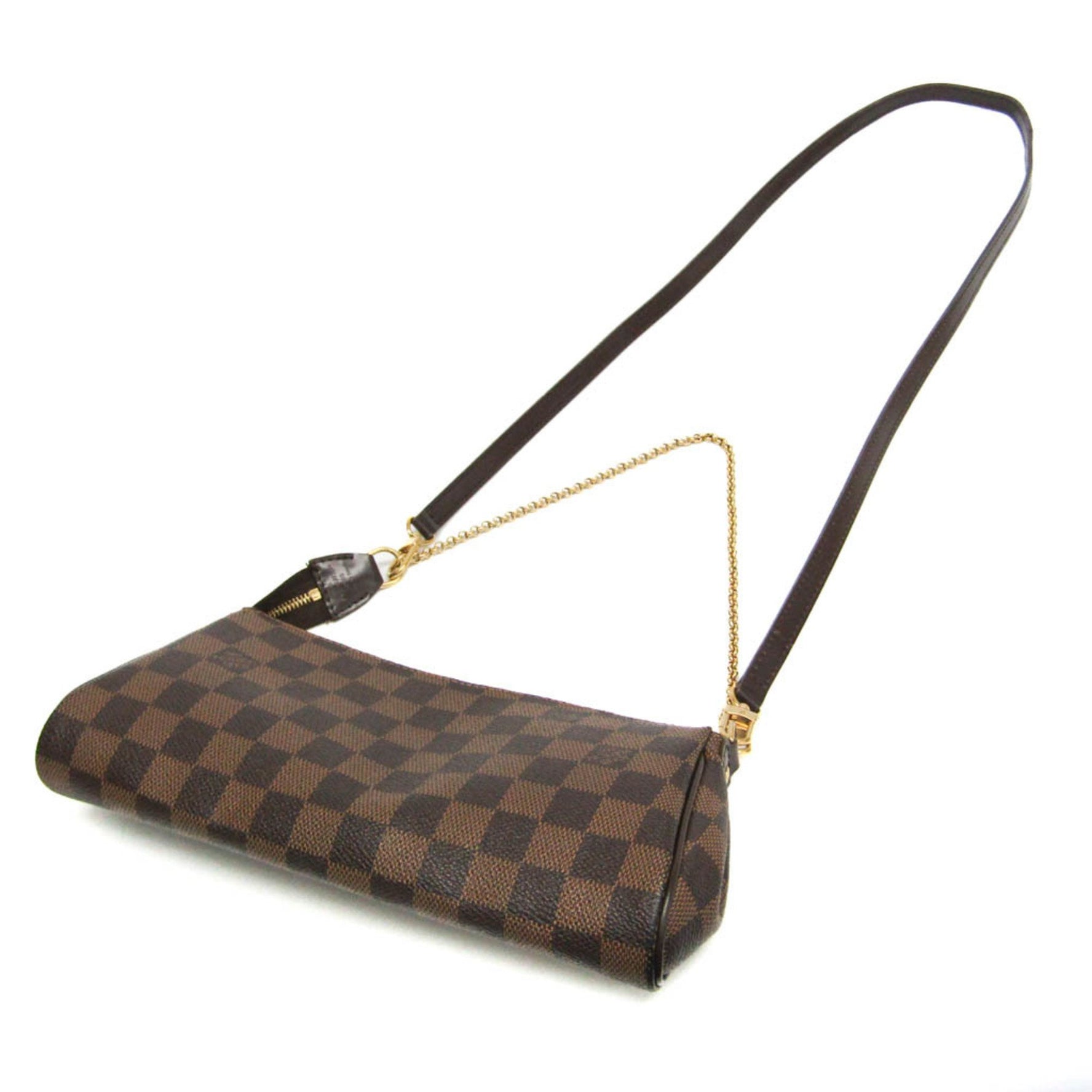 Louis Vuitton Damier Eva Handbag,Shoulder Bag Brown,Ebene