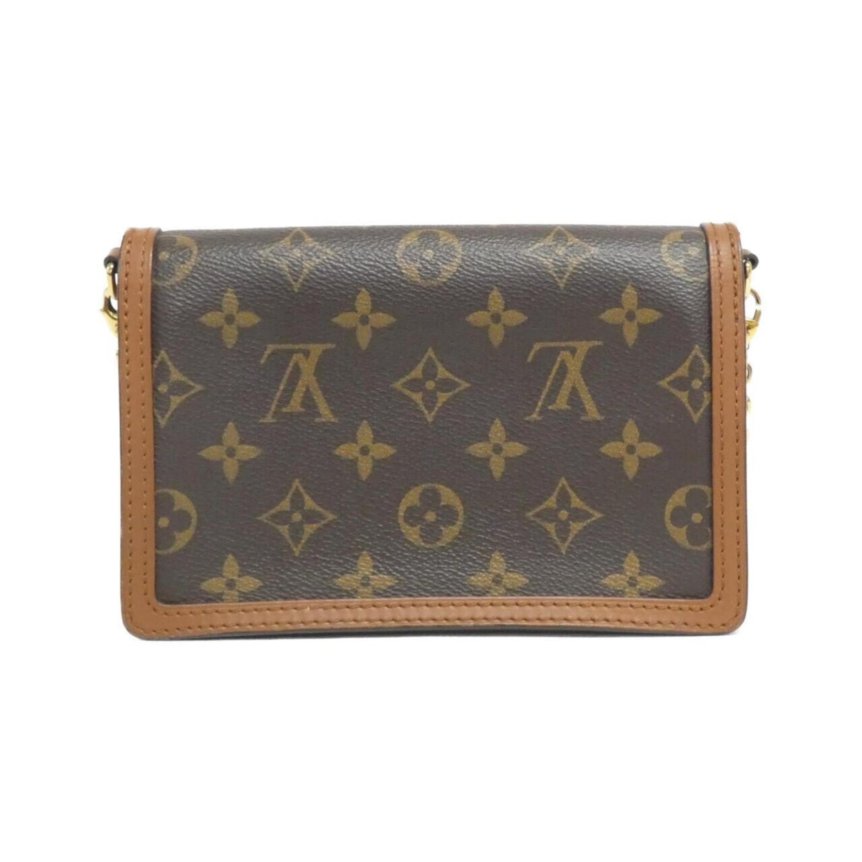 Louis Vuitton Monogram Portefeuille Dauphine Chain Wallet