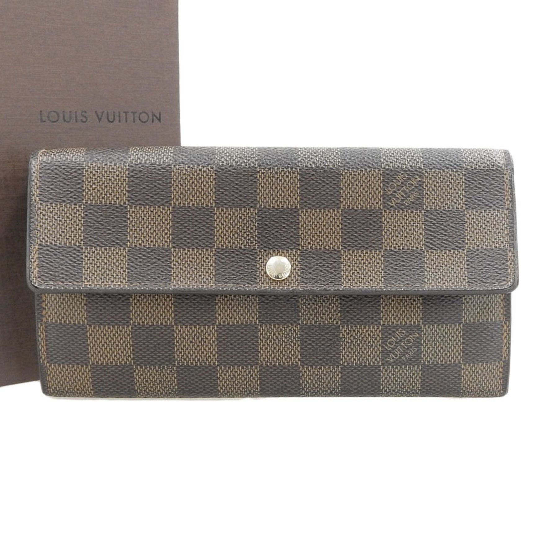 Louis Vuitton Damier Portefeuille Sarah Long Wallet