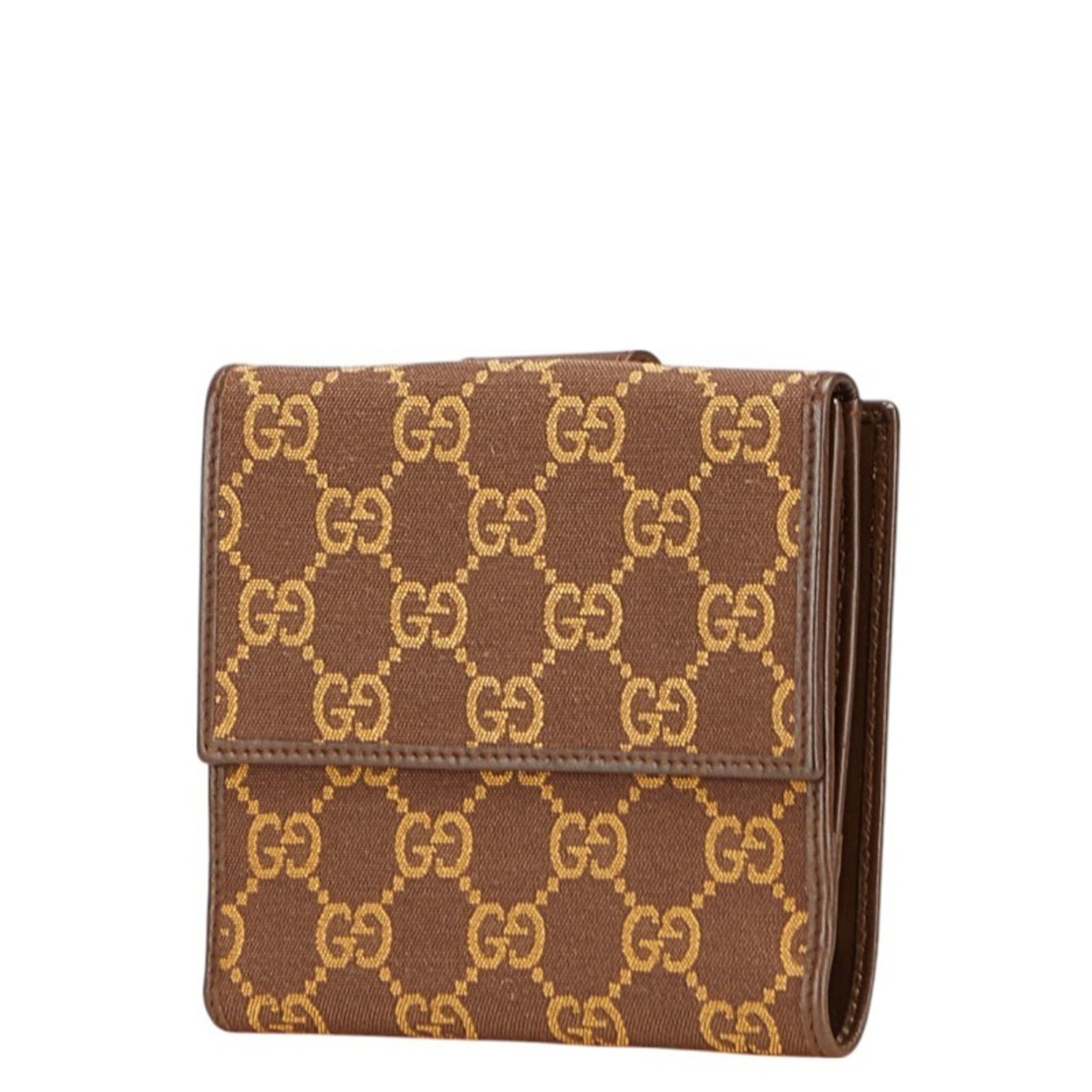 Gucci GG Canvas Bifold Wallet 035 0959 2249 Leather