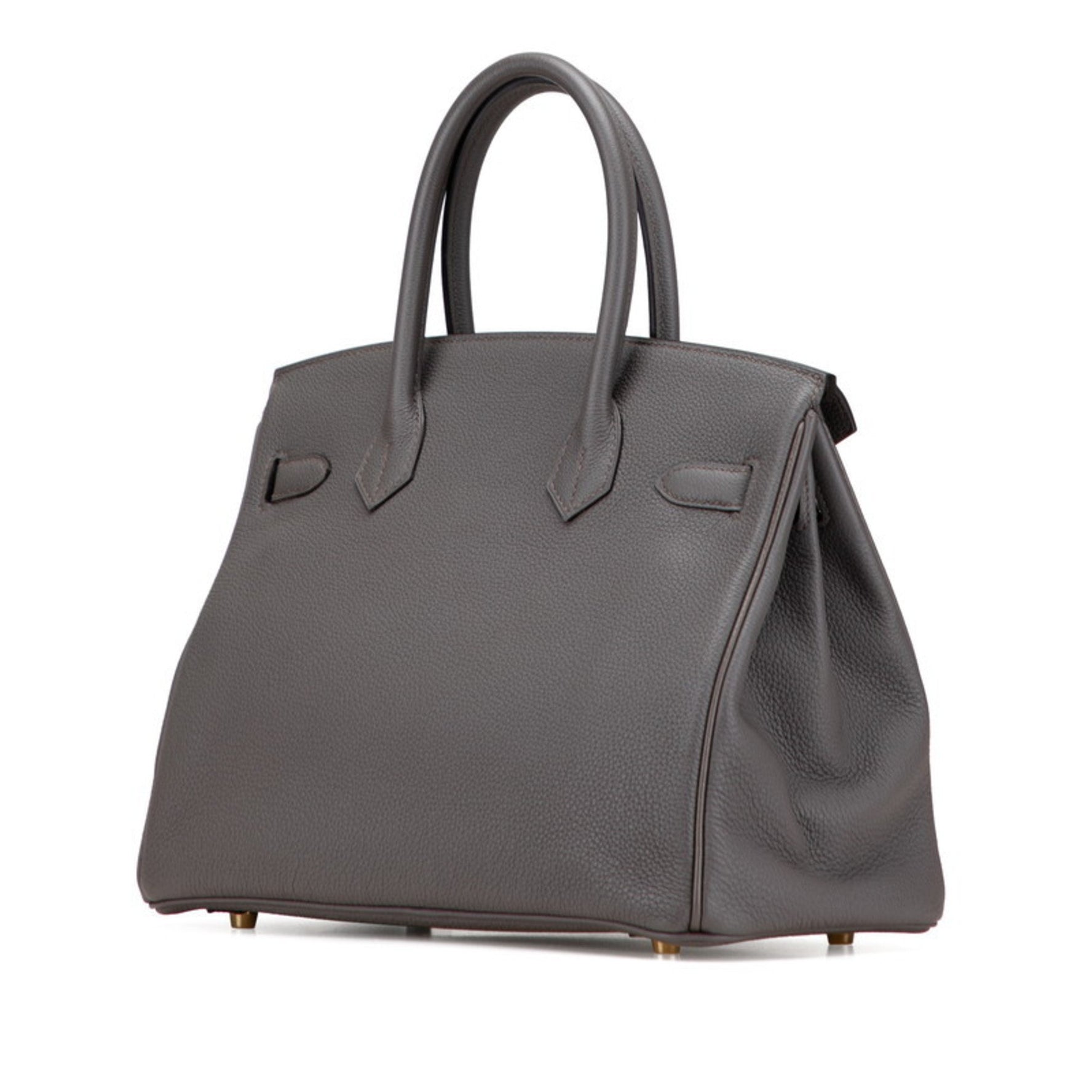 Hermes Birkin 30 Handbag Etain Gold Hardware Togo Women's HERMES