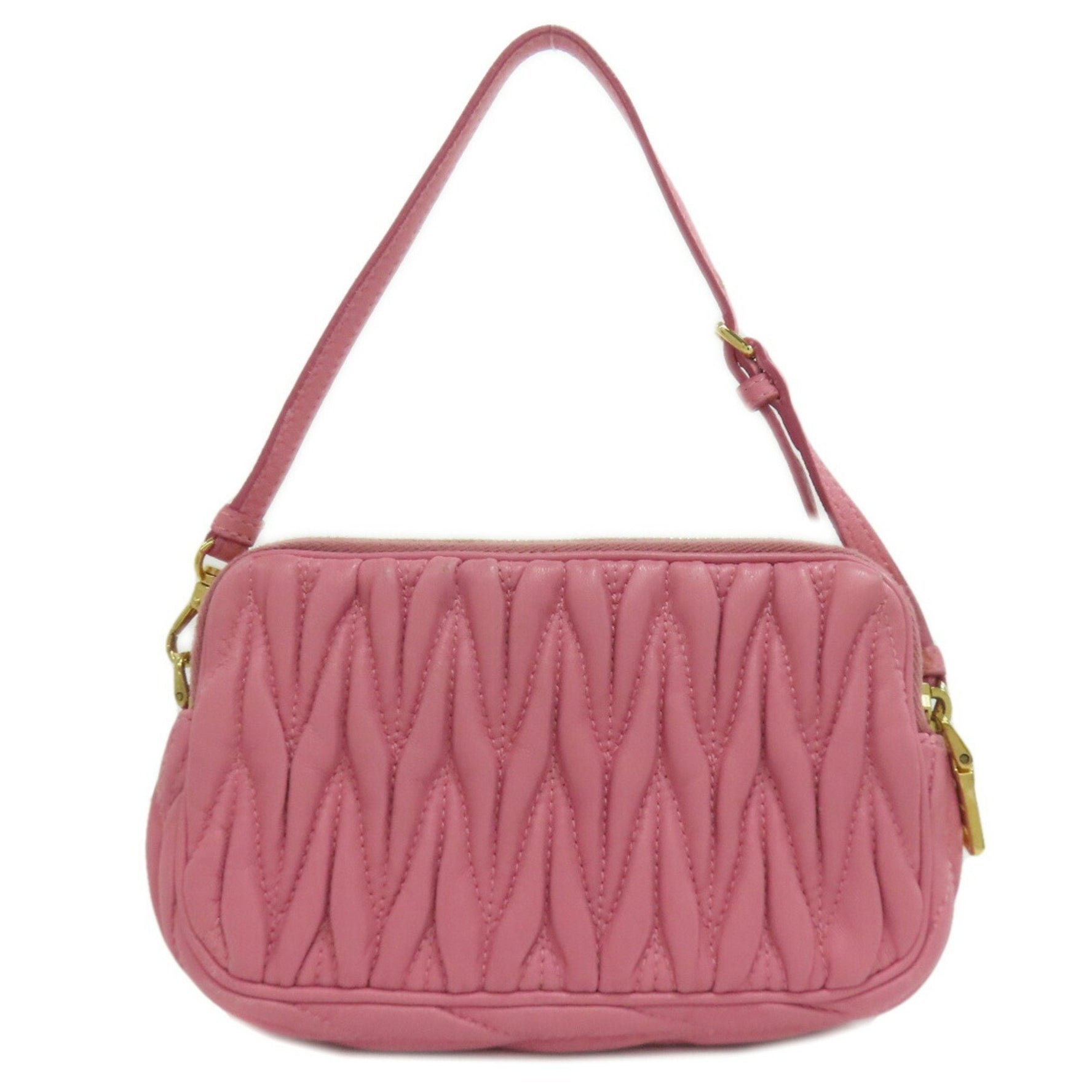 Miu Miu Miu Matelasse Pouch Leather MIUMIU