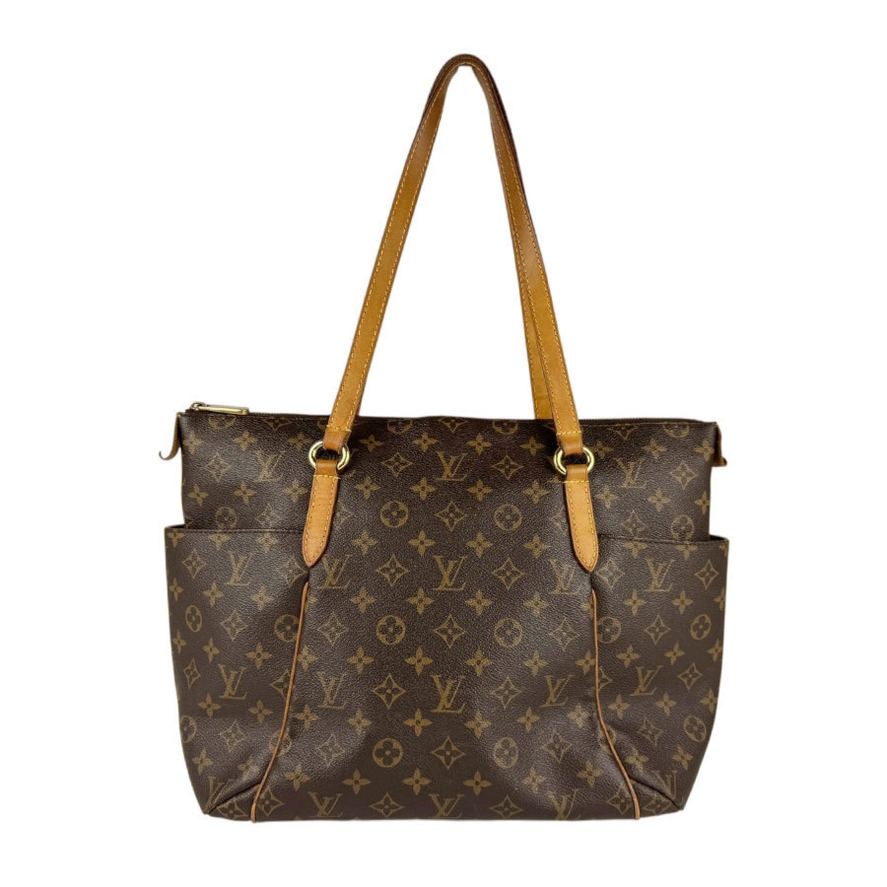 Louis Vuitton Monogram Totally MM Shoulder Bag in Brown Canvas, Men's and Women's, M56689 z6575