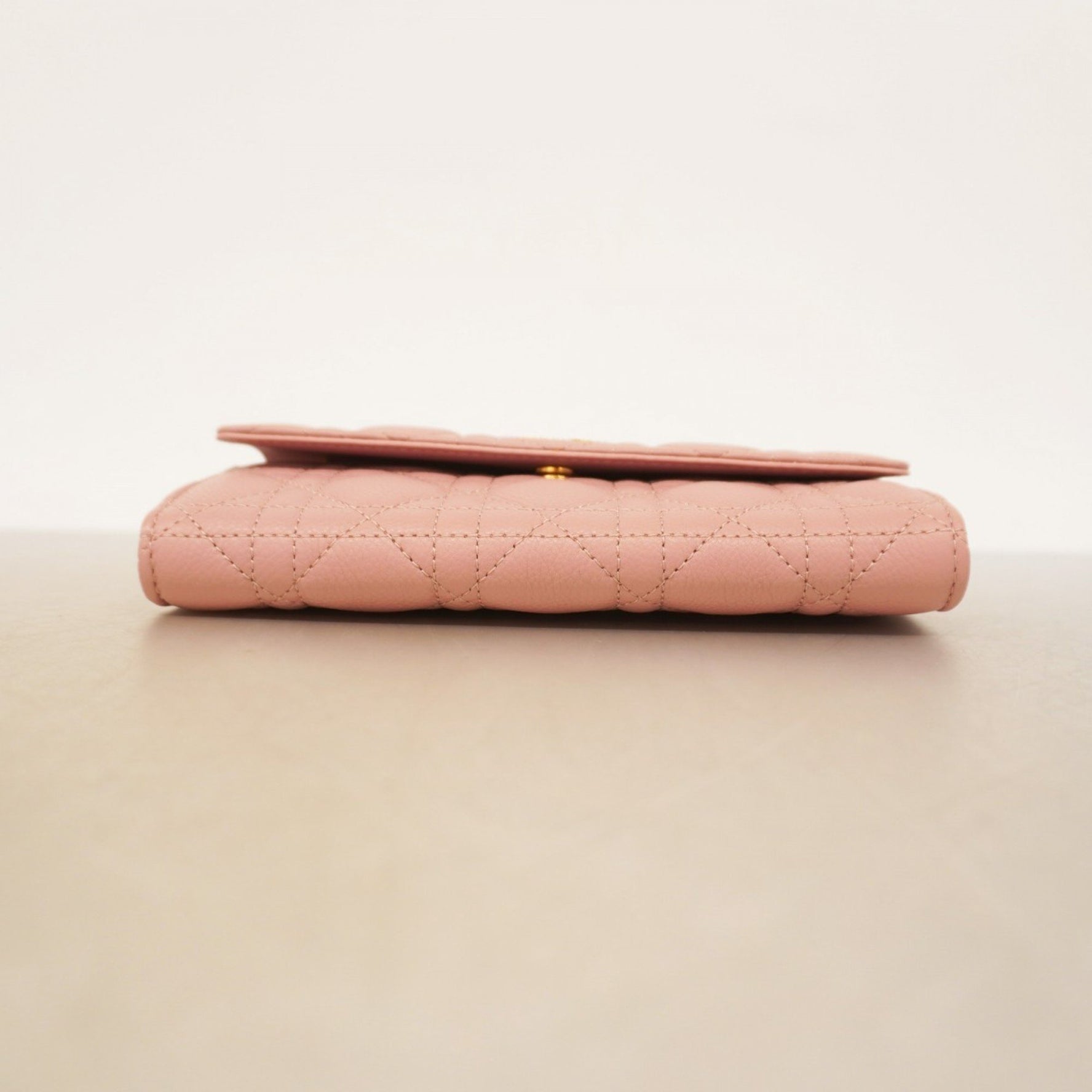 Christian Dior Cannage Leather Long Wallet