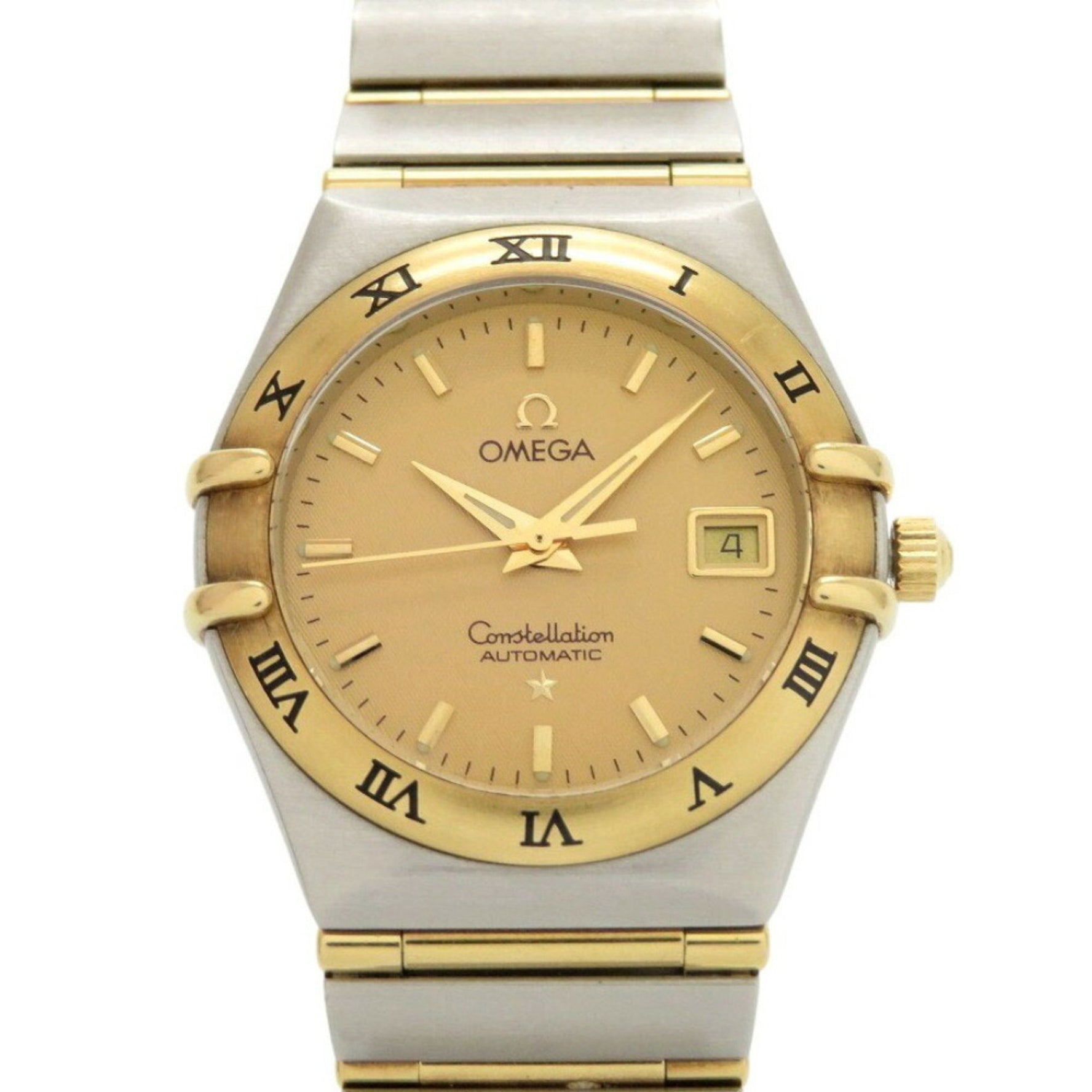Omega Constellation Full Bar 1292.10 SS Gold Watch Automatic