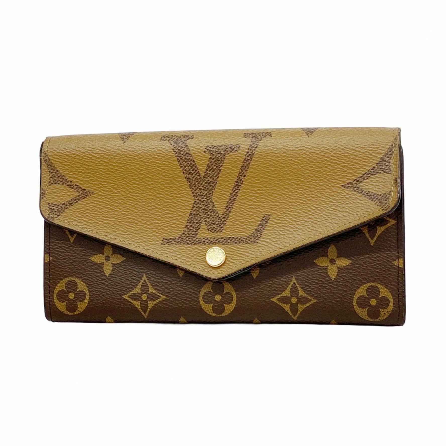 Louis Vuitton Monogram Giant Reverse Long Wallet, Portefeuille Sarah