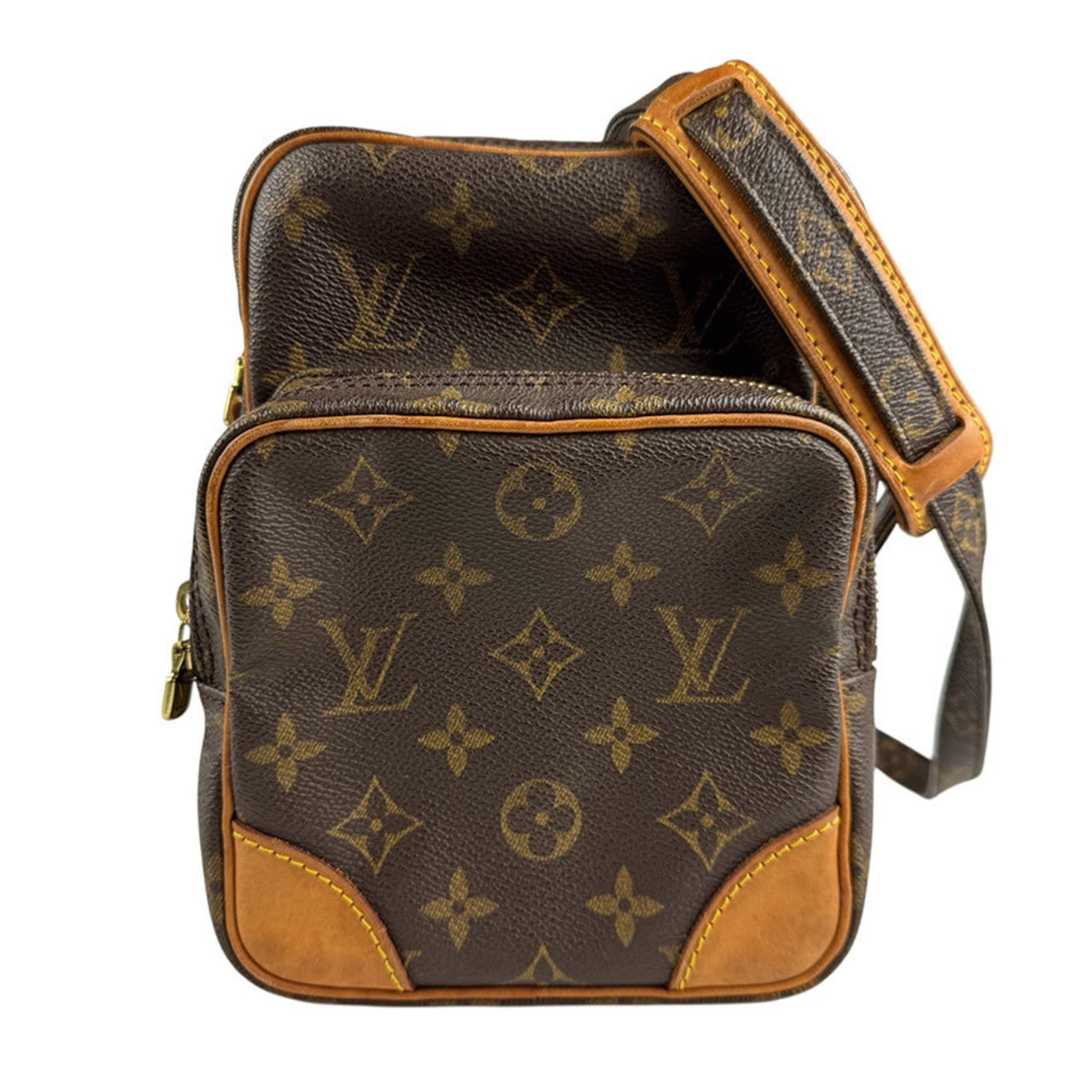 Louis Vuitton Shoulder Bag Monogram Amazon Canvas Gold