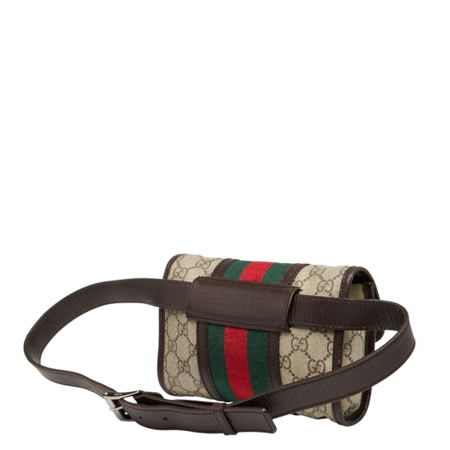 Gucci Sherry Line GG Supreme Body Bag/Waist Bag Beige Multicolor Leather