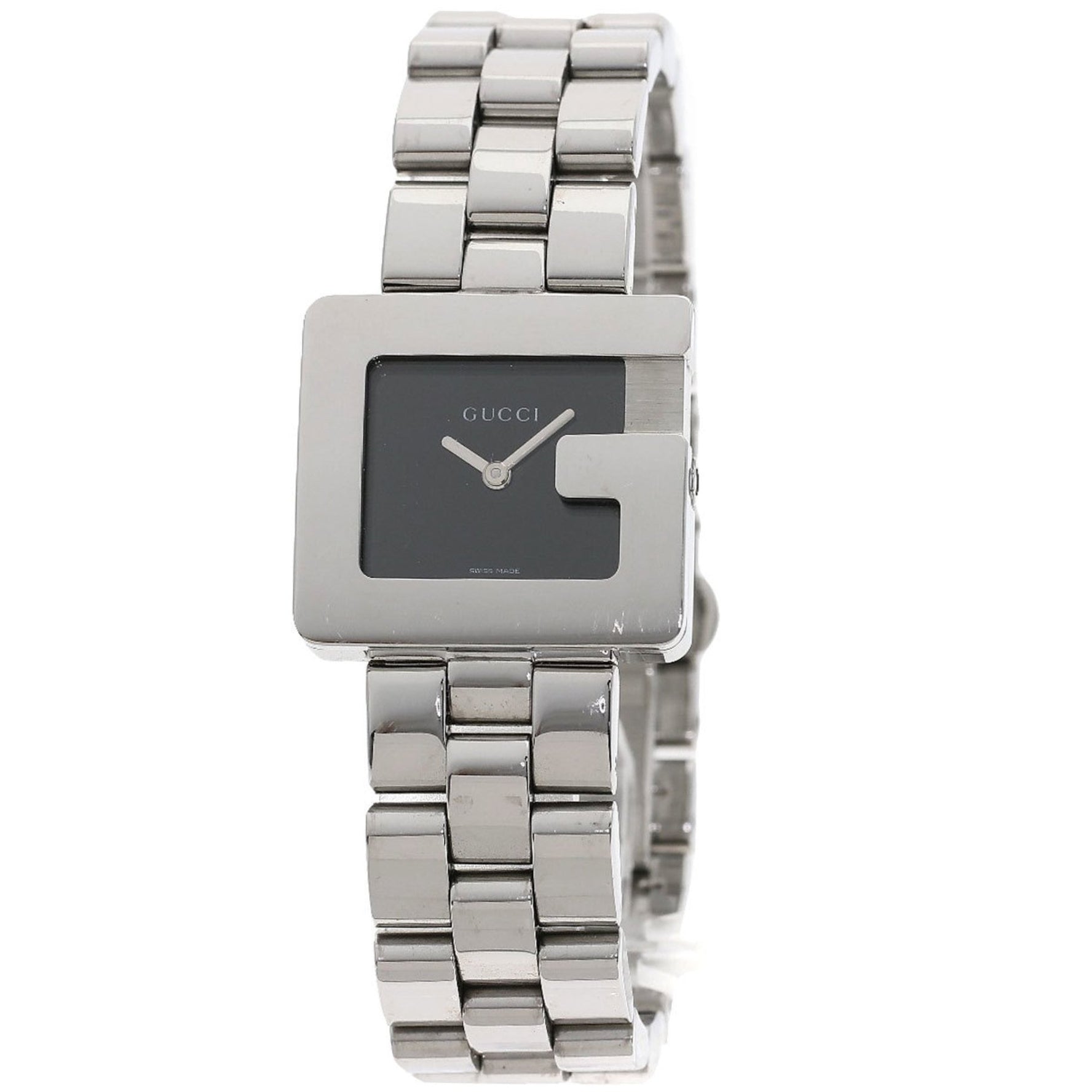 Gucci G Square Face Watch in Stainless Steel/SS for Boys
