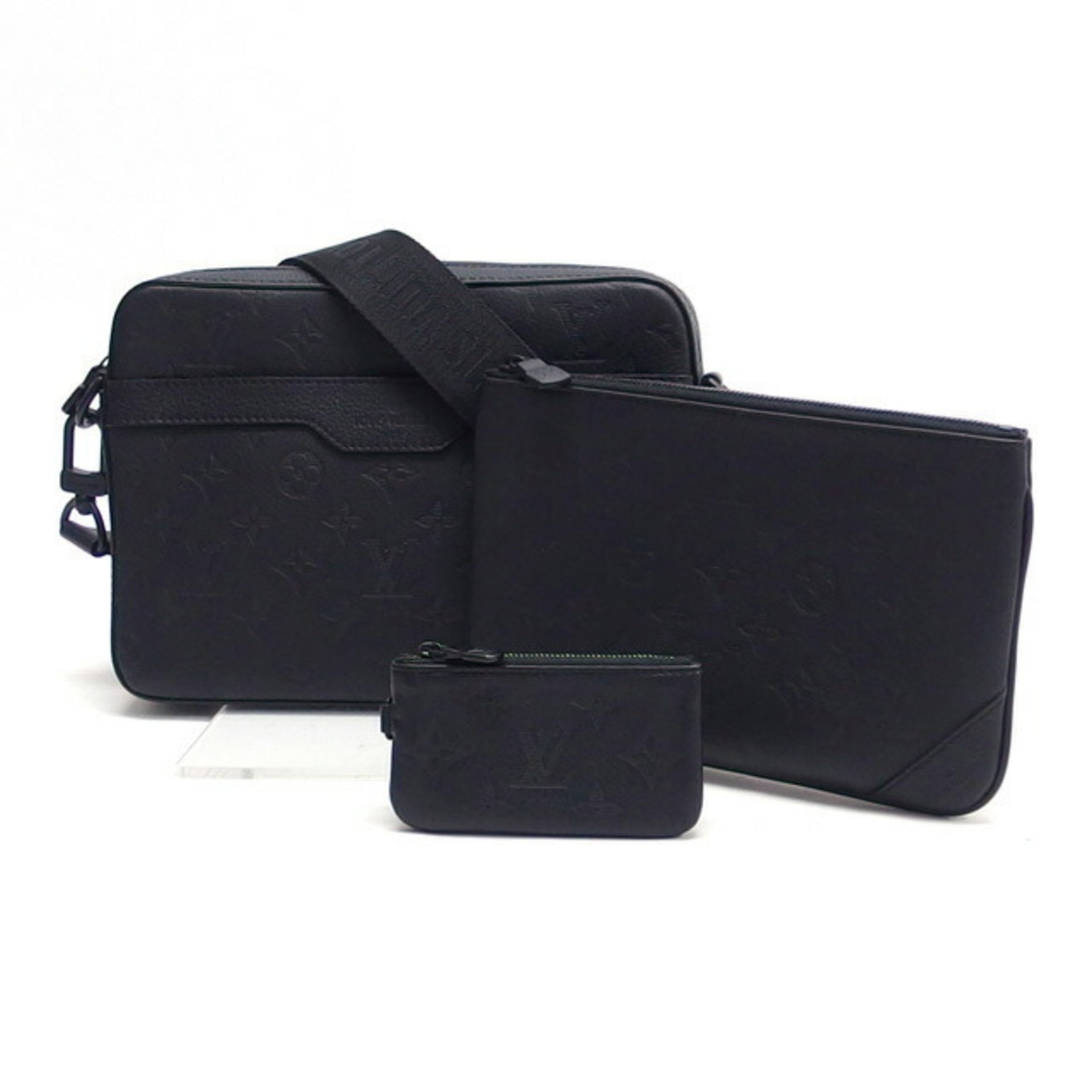 Louis Vuitton Monogram Empreinte Trio Black