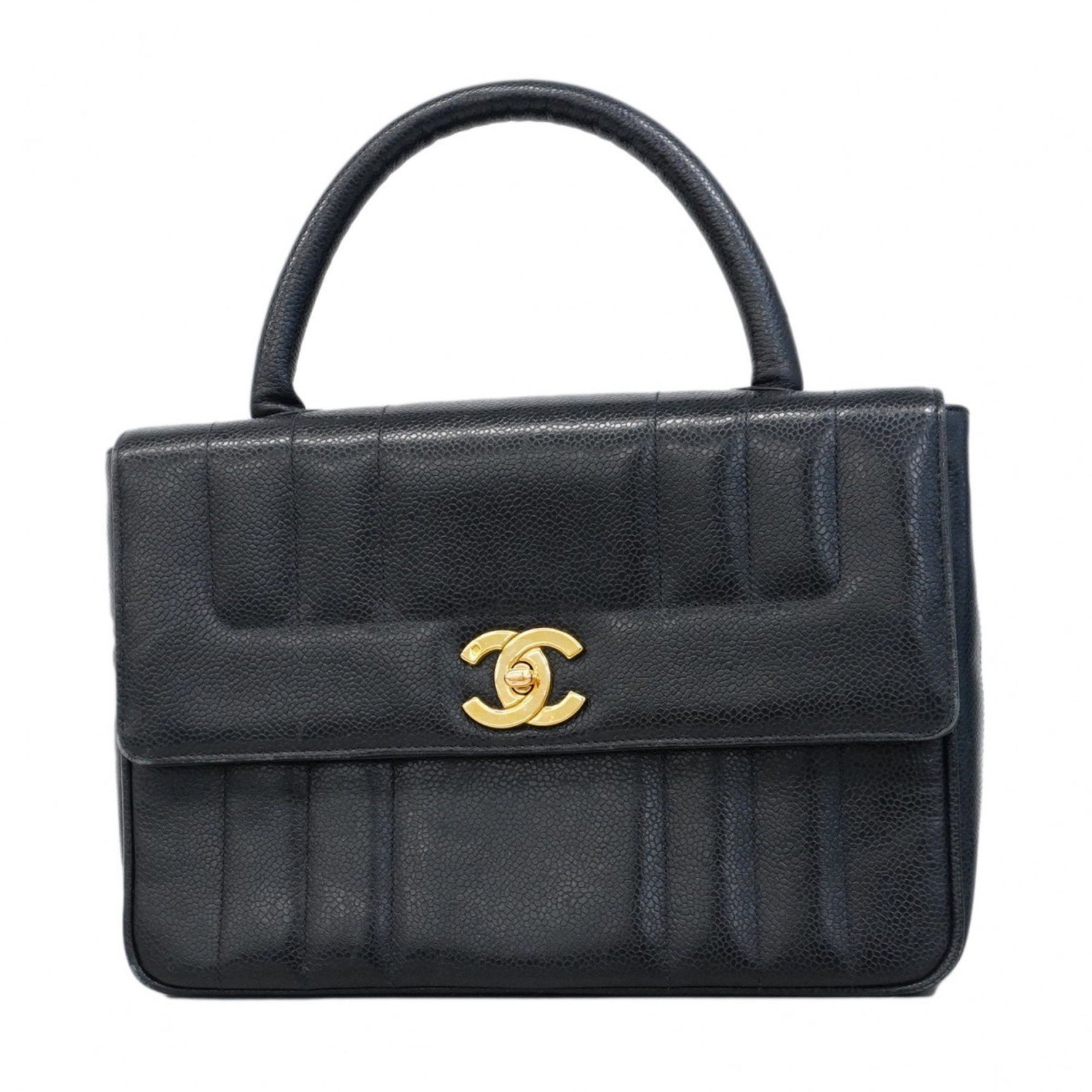Chanel Mademoiselle Caviar Leather Handbag