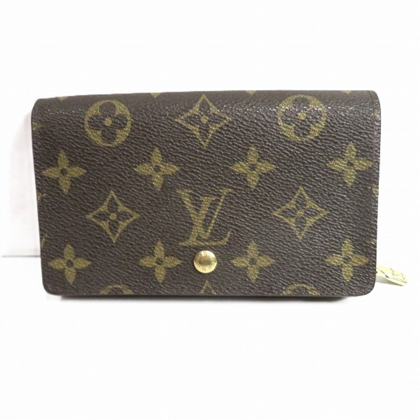 Louis Vuitton Monogram Porte Monnaie Tresor M61730 Bi-fold Wallet for Men and Women