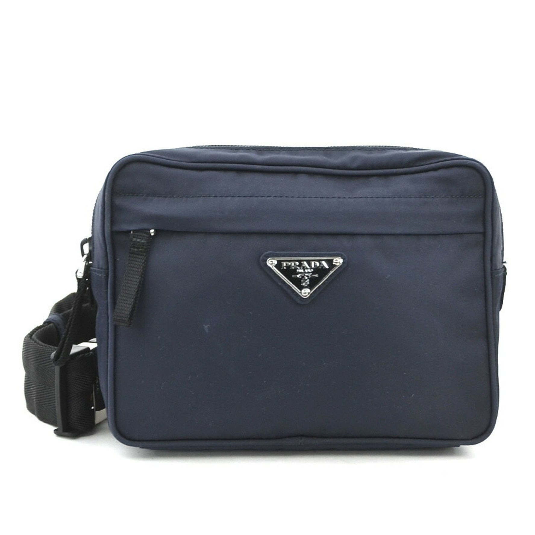 PRADA Waist Bag Body Nylon Navy Men's Women's 90112g