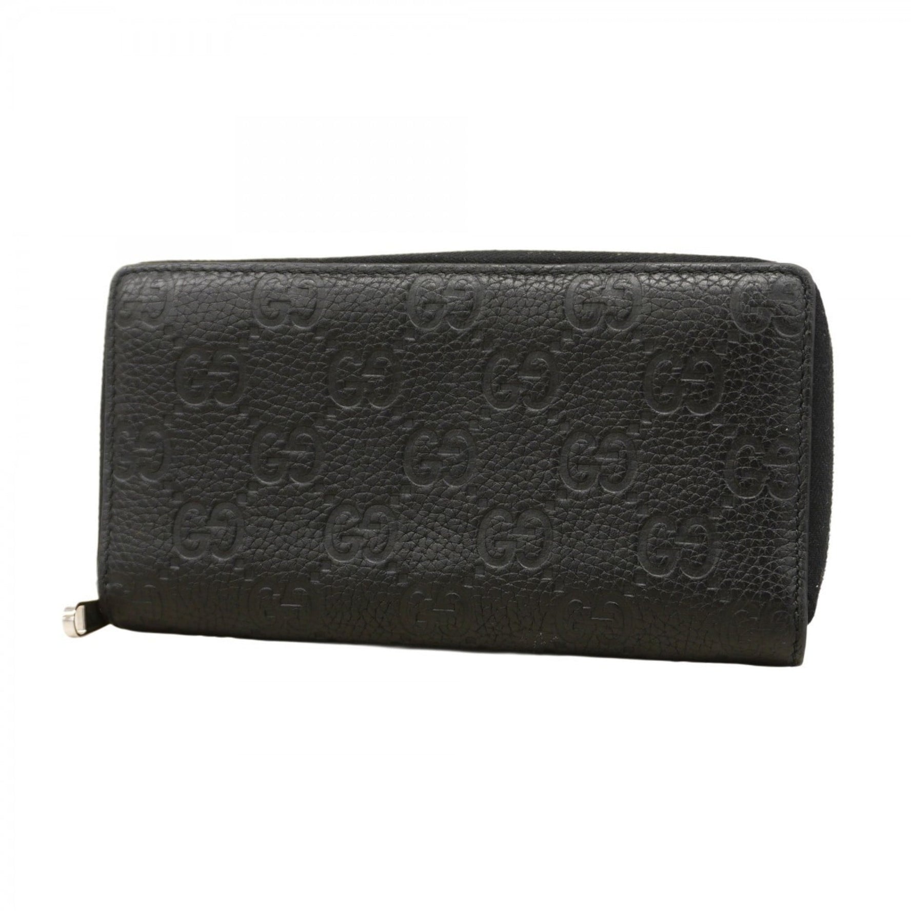 Gucci long wallet Guccissima leather