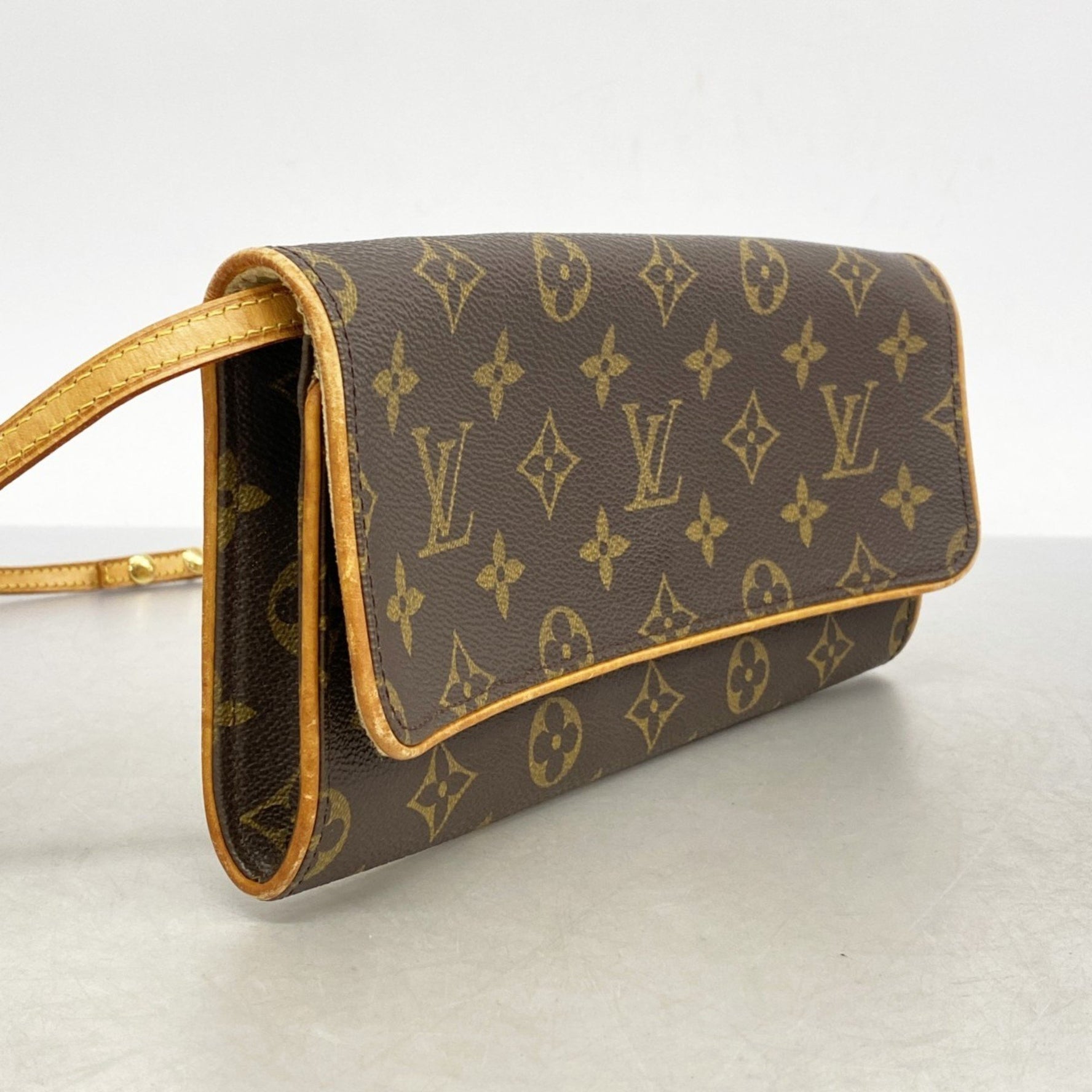 Louis Vuitton Monogram Pochette Twin GM Shoulder Bag