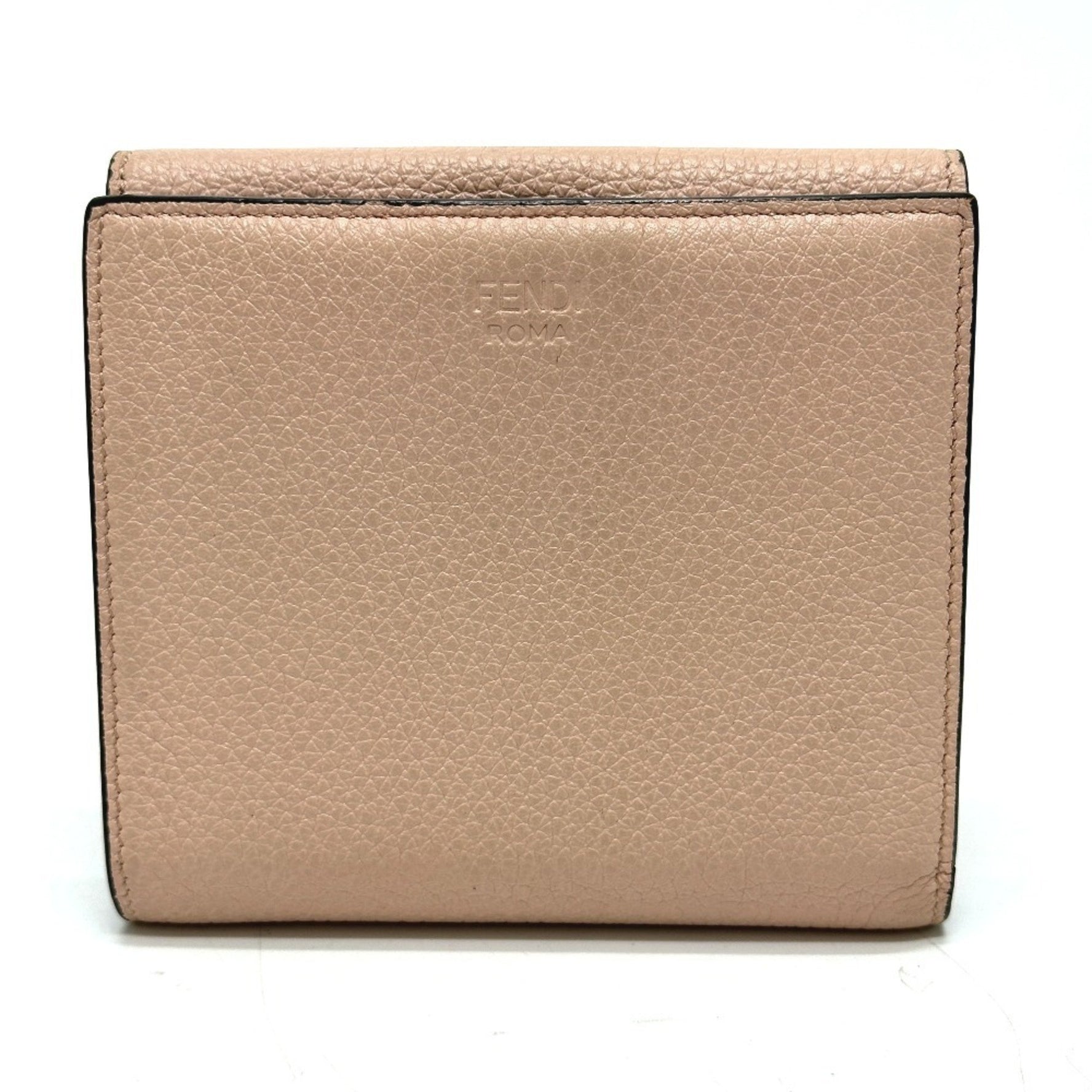 FENDI Peekaboo Bifold Wallet, Leather