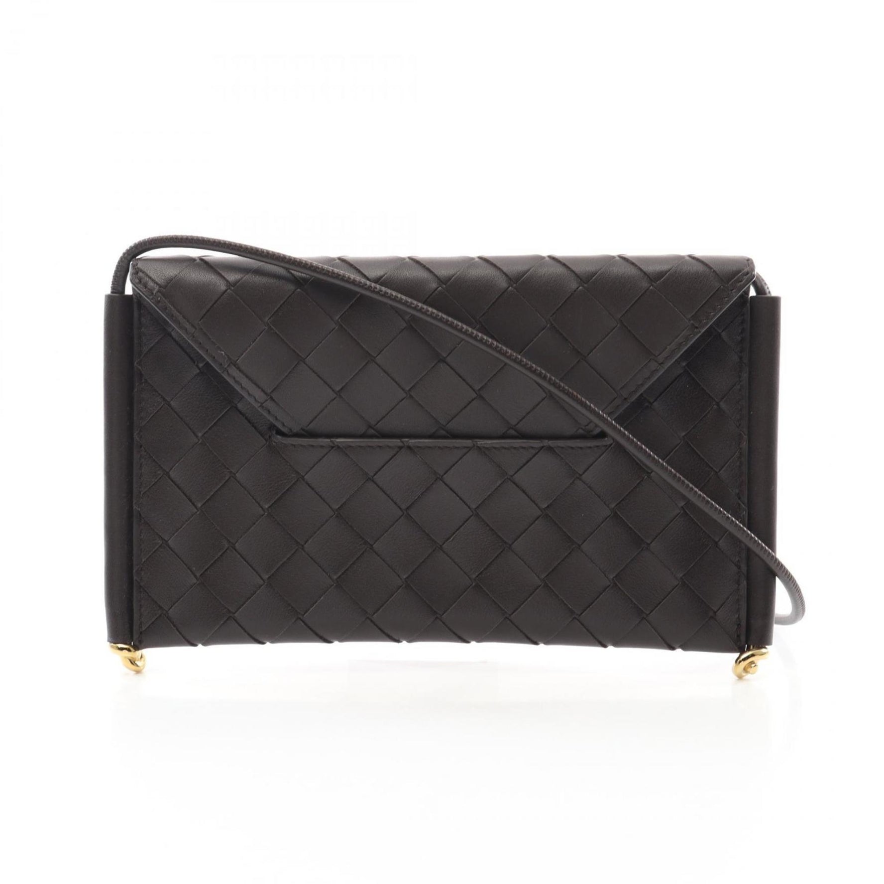 BOTTEGA VENETA Intrecciato Phone Pouch Shoulder Bag Leather