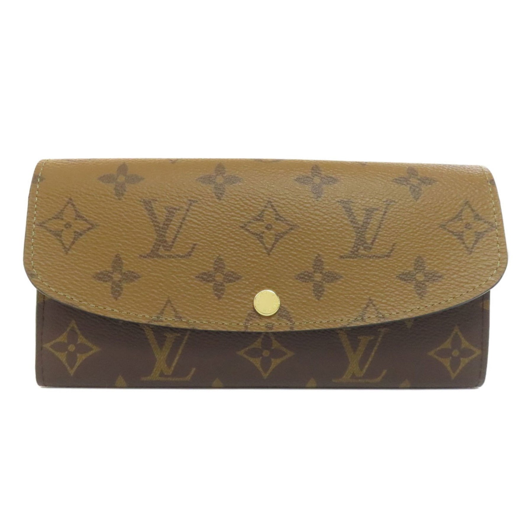 Louis Vuitton Portefeuille Emily Long Wallet Monogram Reverse