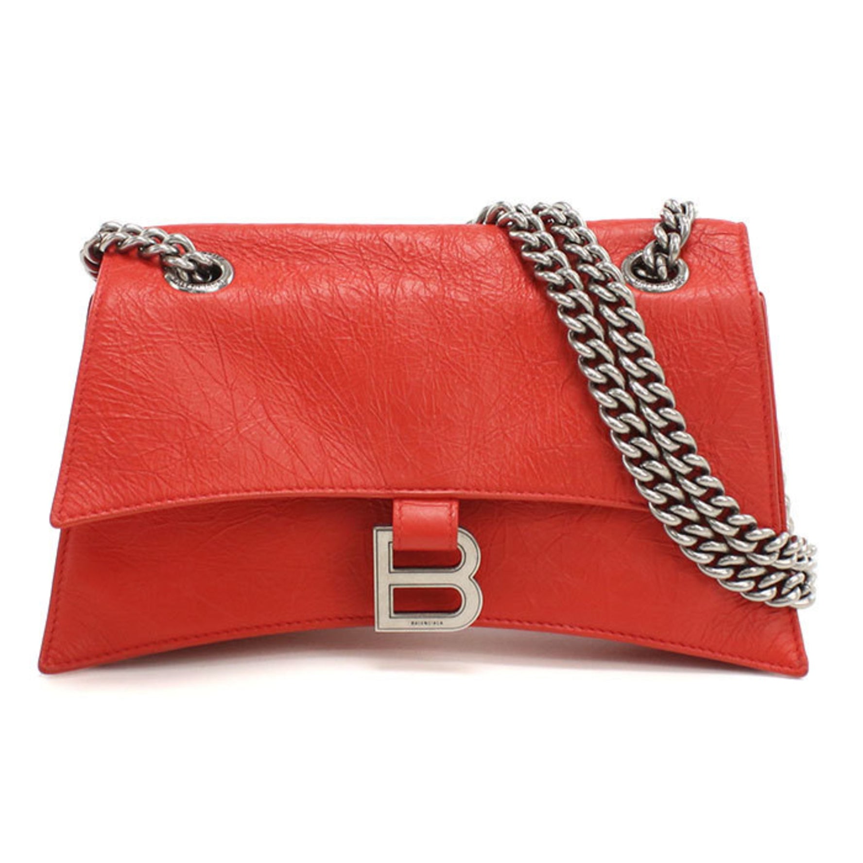 BALENCIAGA Shoulder Bag Chain Red