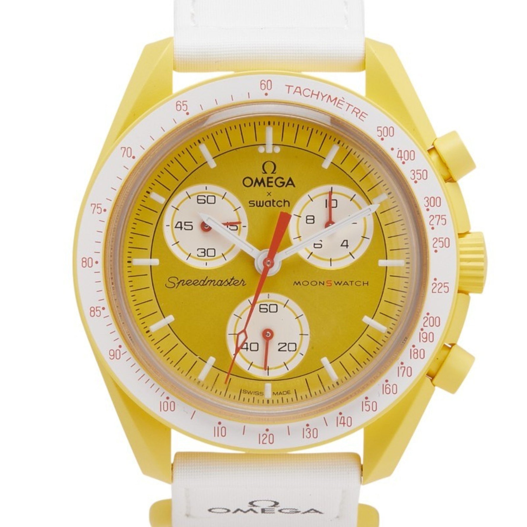 OMEGA x Swatch MoonSwatch Mission to the Sun Watch Quartz Dial Ceramic Nylon