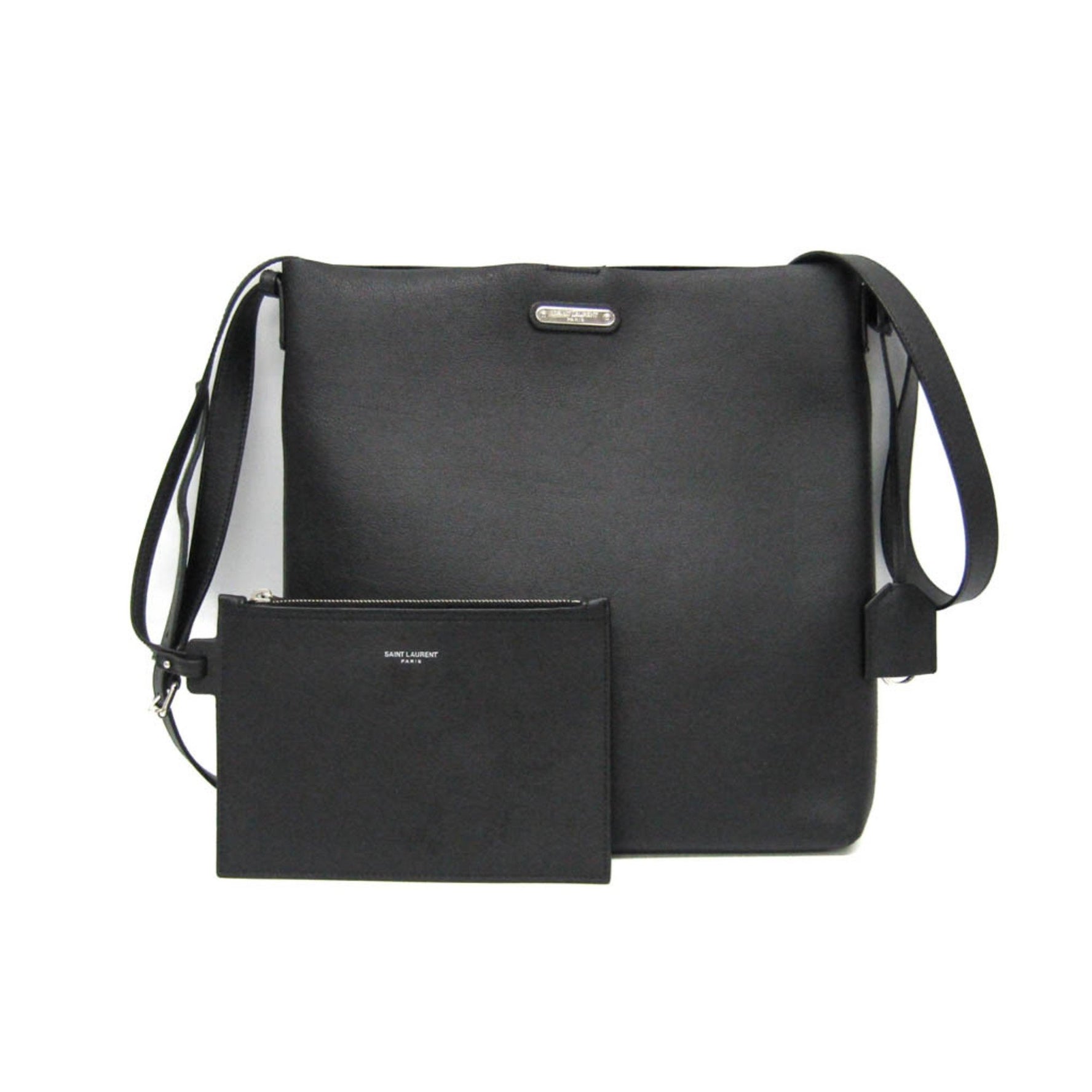 Saint Laurent Bold Women's Leather Shoulder Bag Black