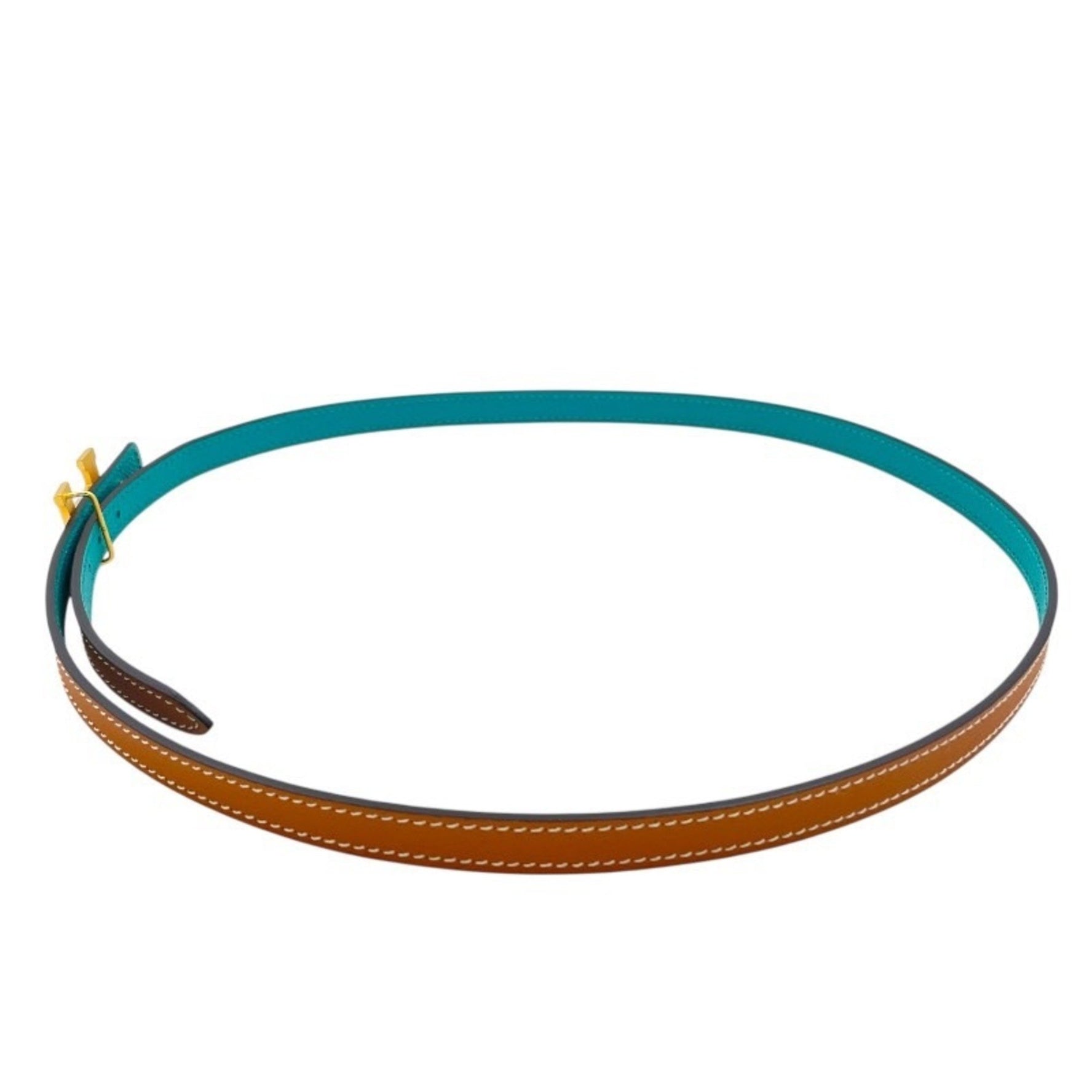 HERMES Mini Constance Belt, Epsom Leather, X Stamp, 2016, Reversible, Size 80, Hardware