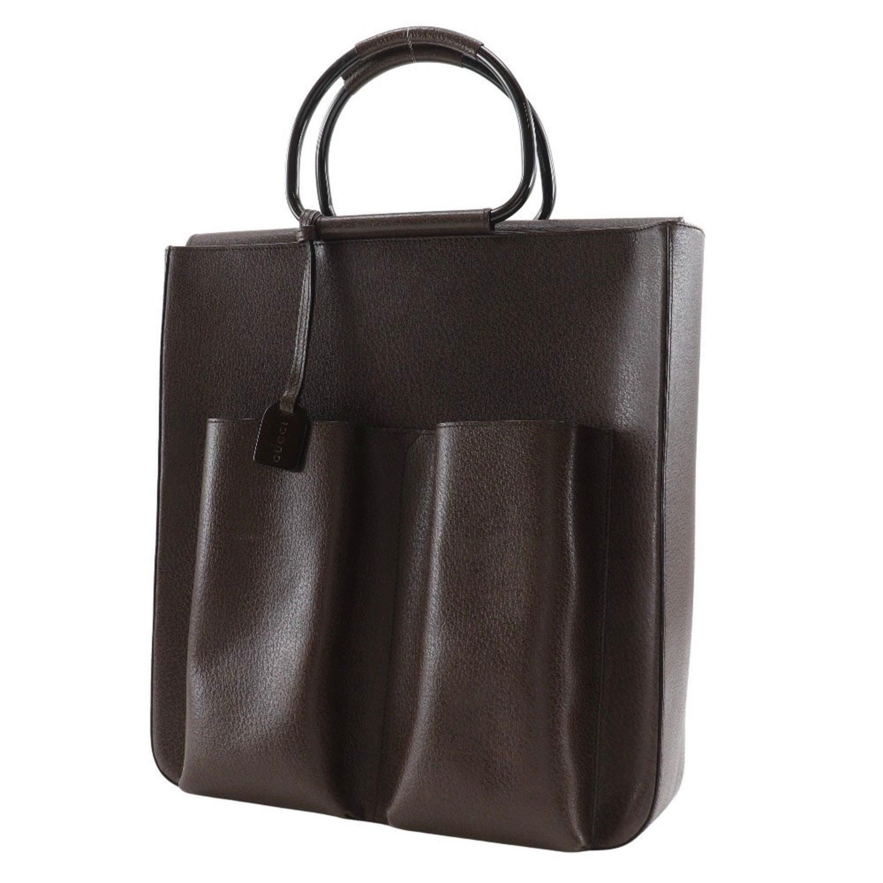 Gucci Old Handbag 002.1118.0462 Leather Magnetic closure