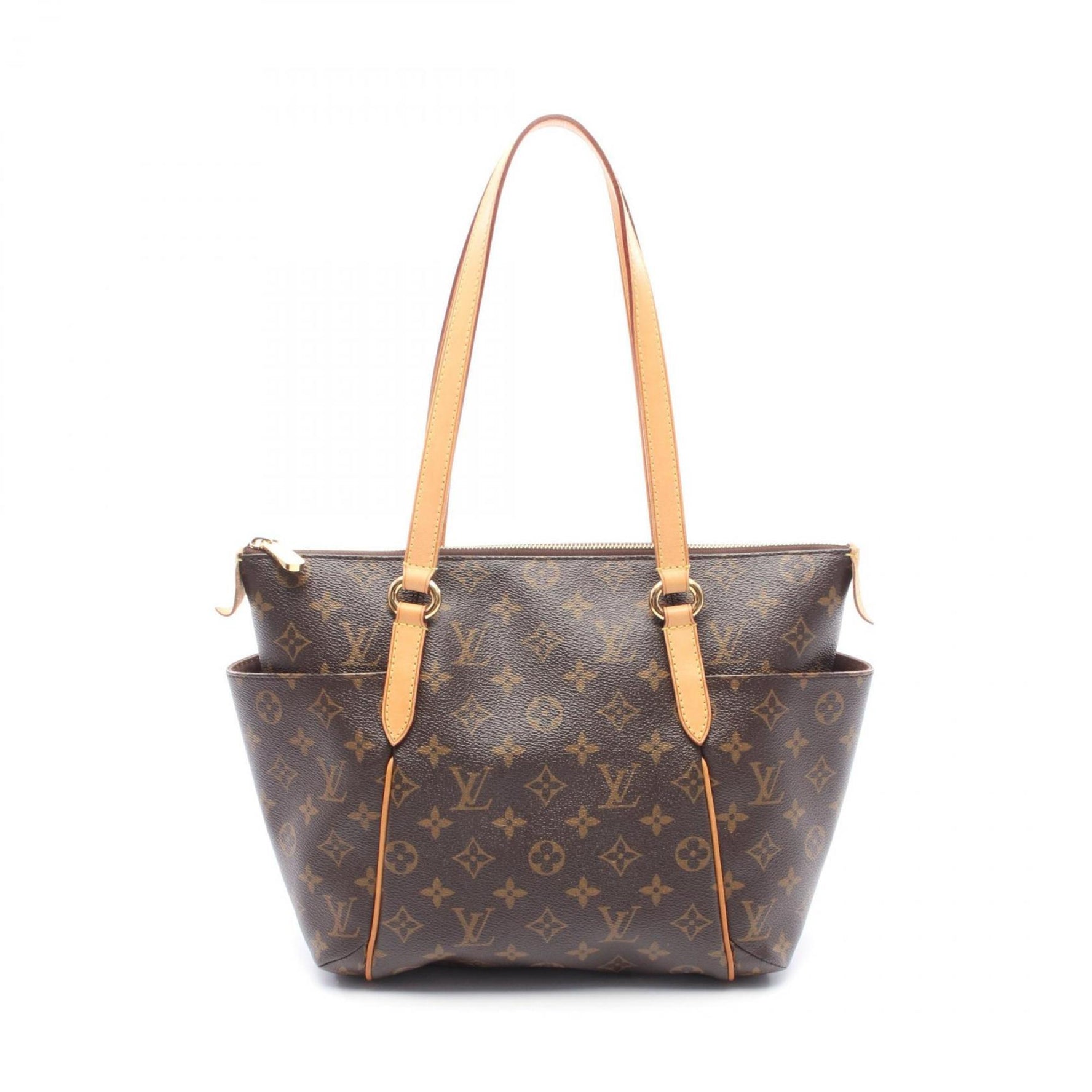 Louis Vuitton Totally PM Monogram Tote Bag Coated Canvas Leather Brown