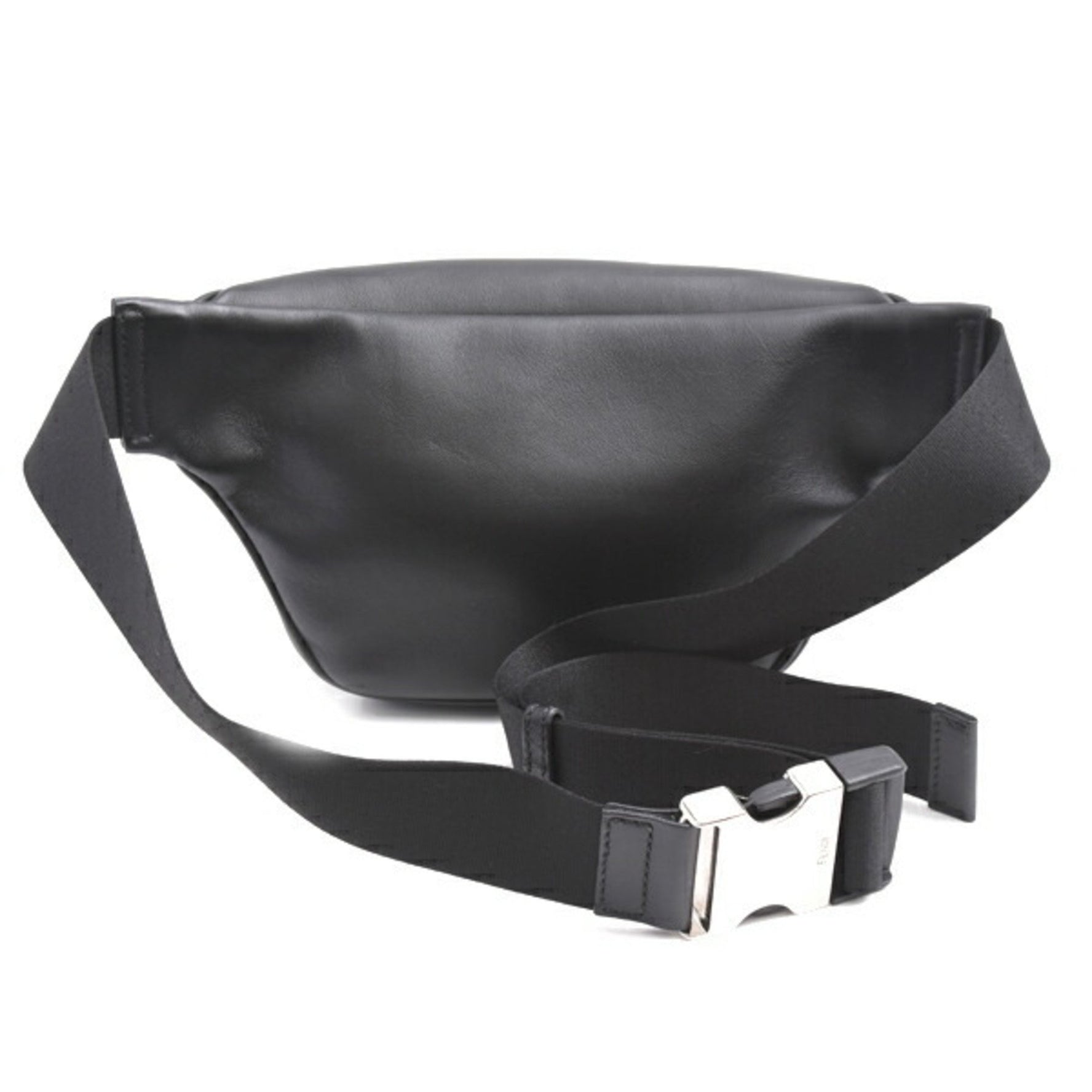 Fendi Men's Bugs Monster Eye Waist Bag, Black Leather