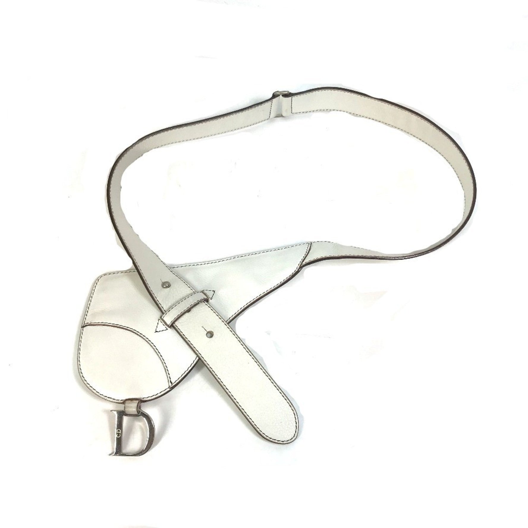 Christian Dior Saddle Bag, Waist Pouch, Leather
