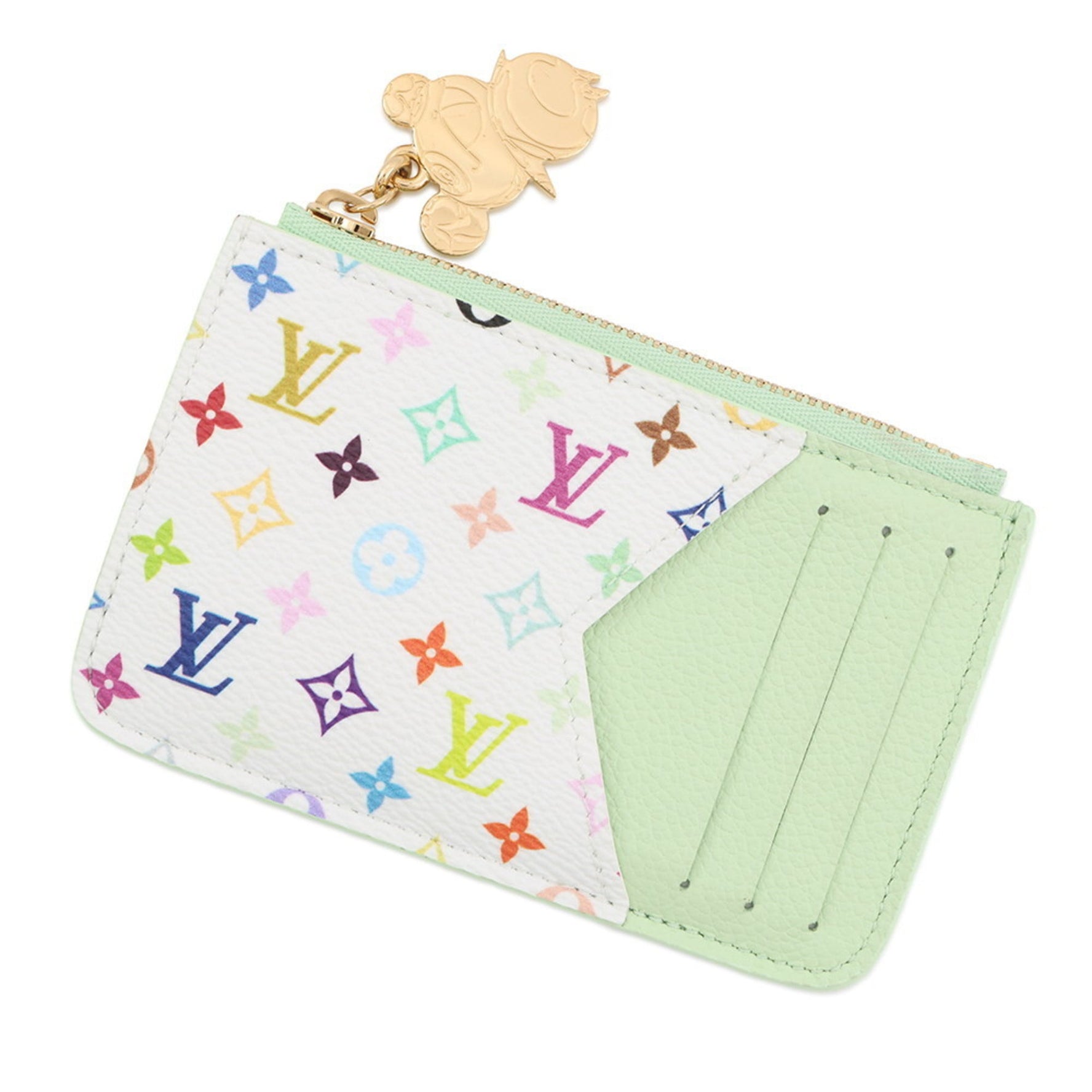 Louis Vuitton Monogram Card Case, LV×TM Porte Carte Romy, a collaboration between LOUIS VUITTON and Takashi Murakami
