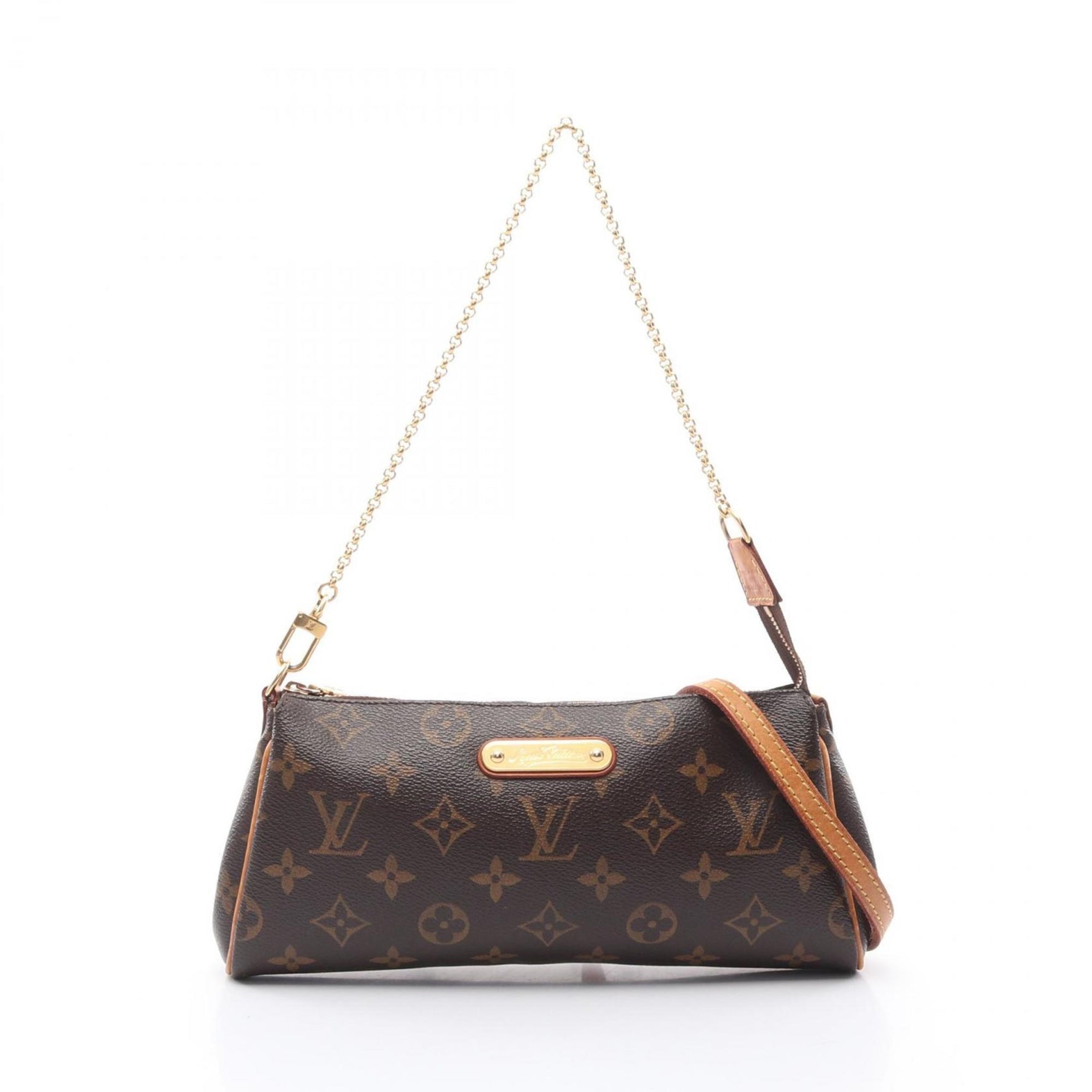 Louis Vuitton Eva Shoulder Bag Coated Canvas Leather Monogram